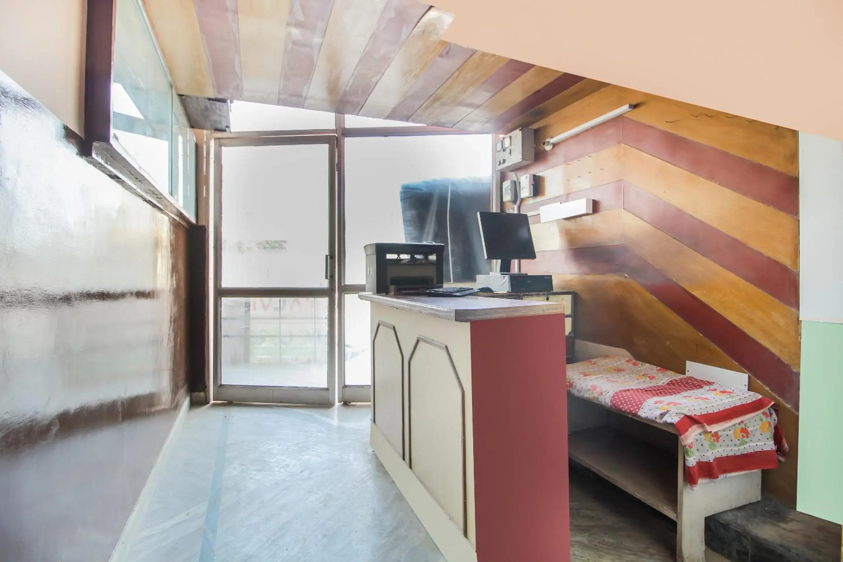 Lobby or reception, Bed in Collection O Hotel Kavya Guest House Lobby or reception, Bed in Collection O Hotel Kavya Guest House