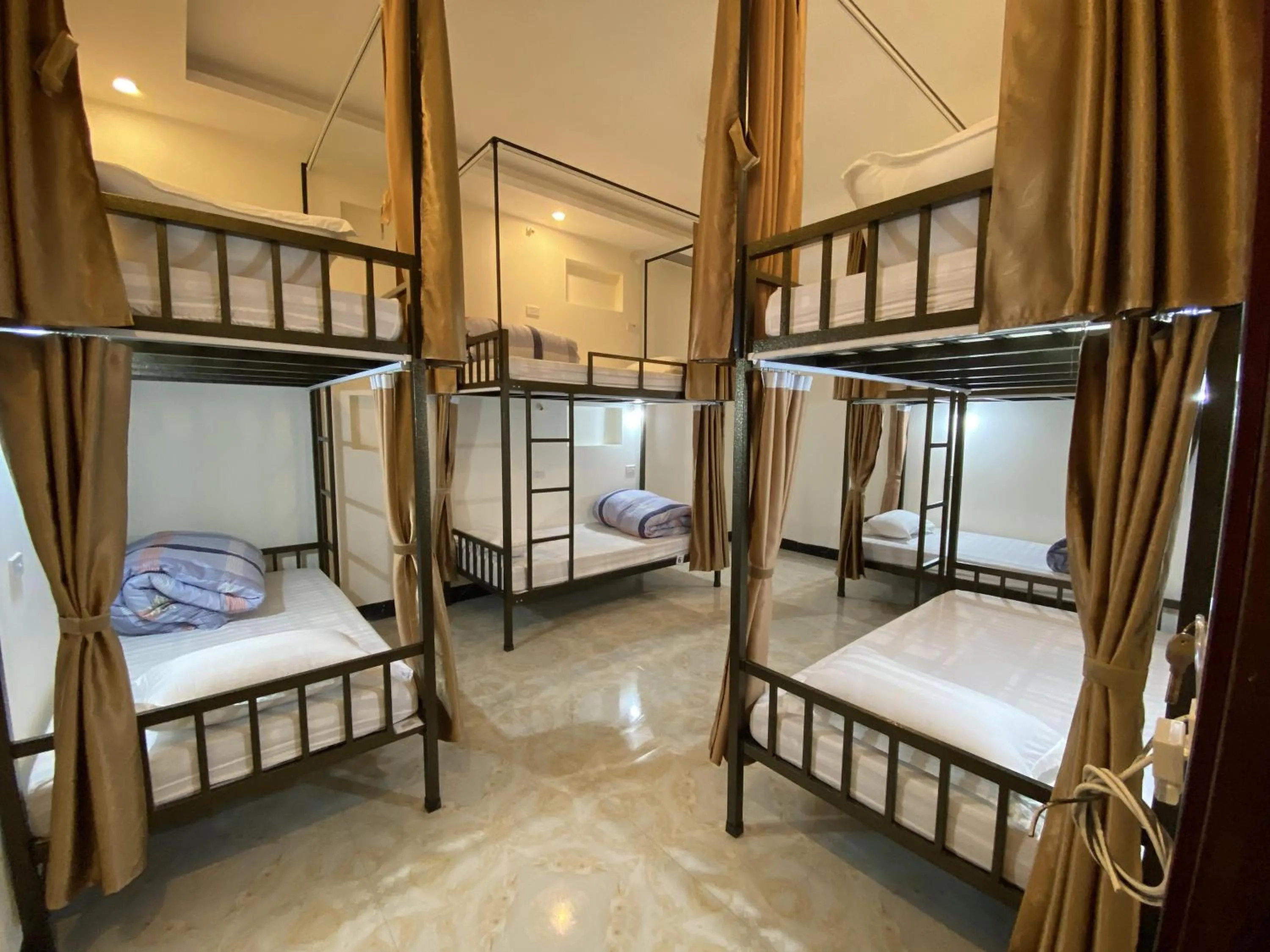 Bed in Ha Giang Ali Hostel