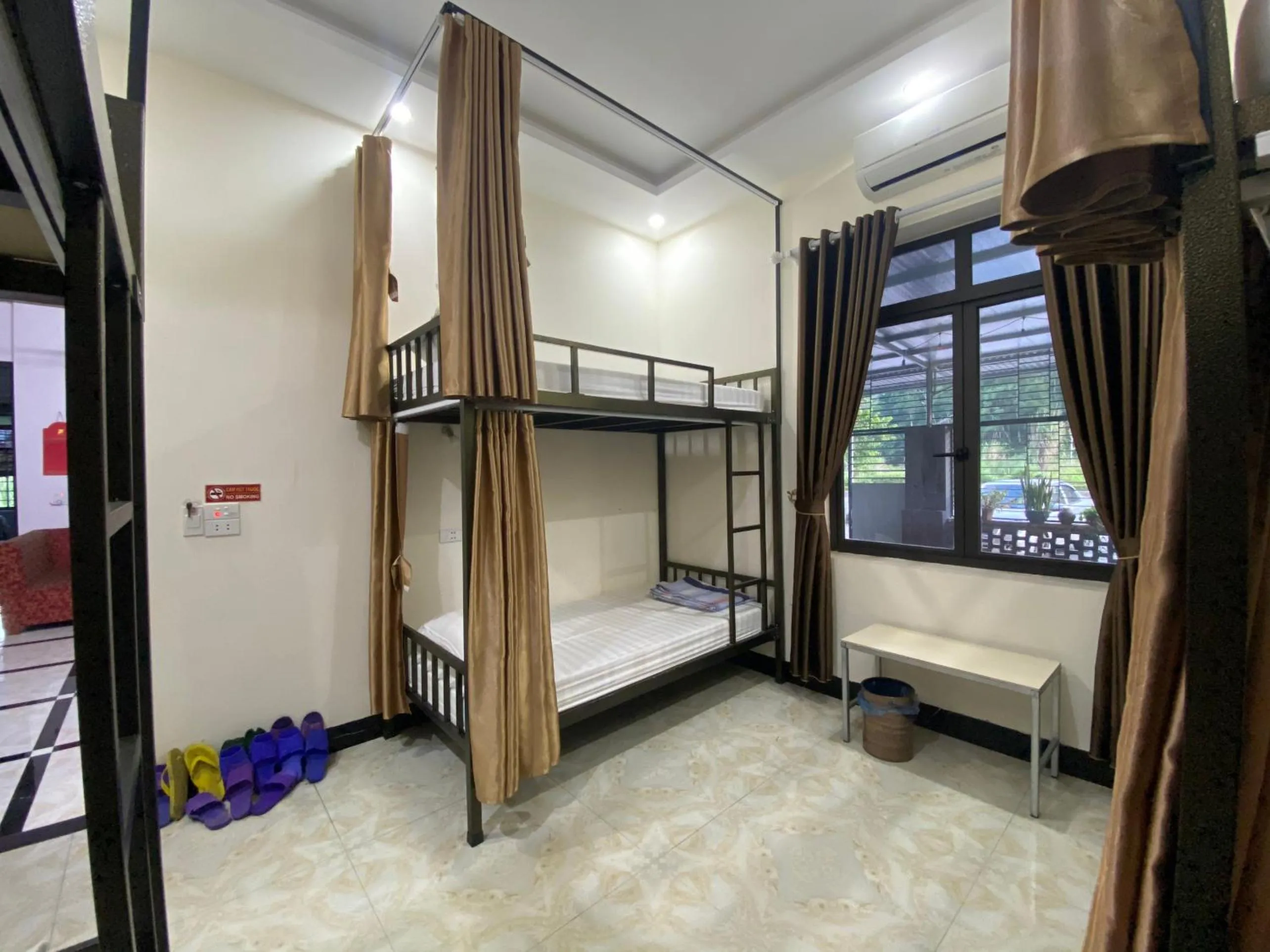 Bed in Ha Giang Ali Hostel