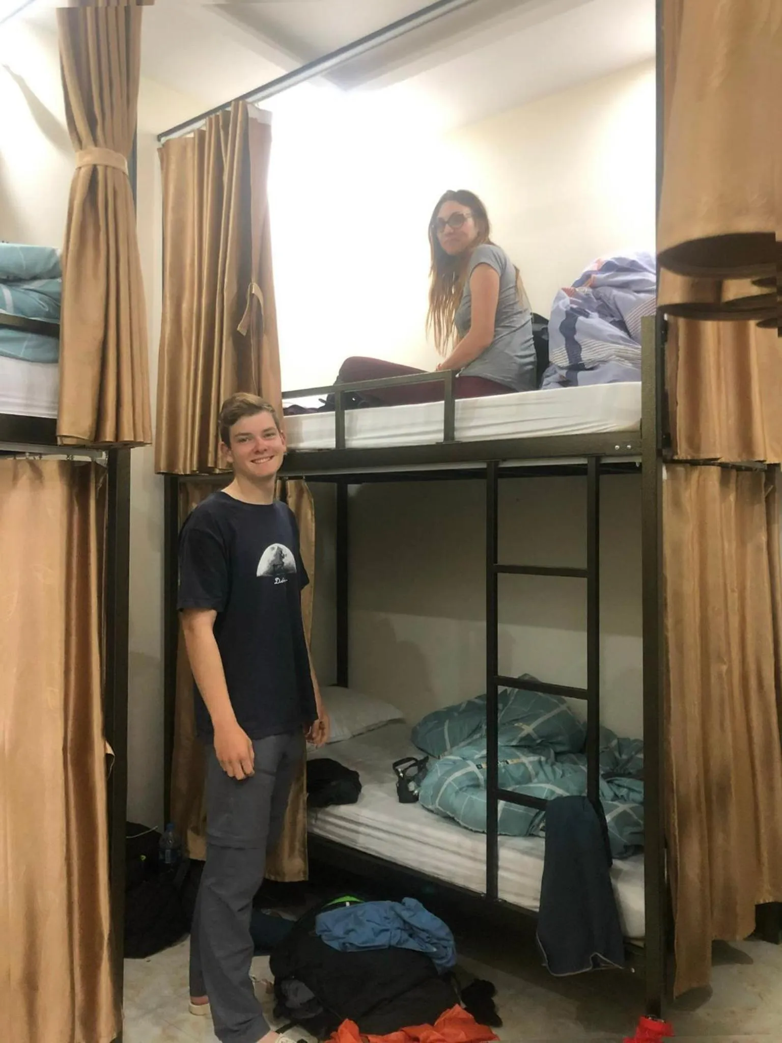 Bed in Ha Giang Ali Hostel