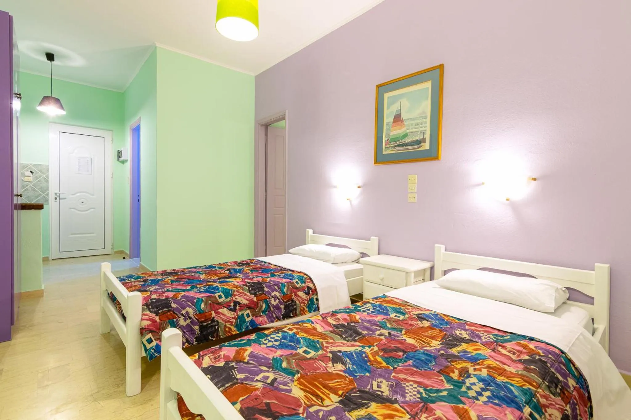 Bed in Ni-Mar Studios & Apartments