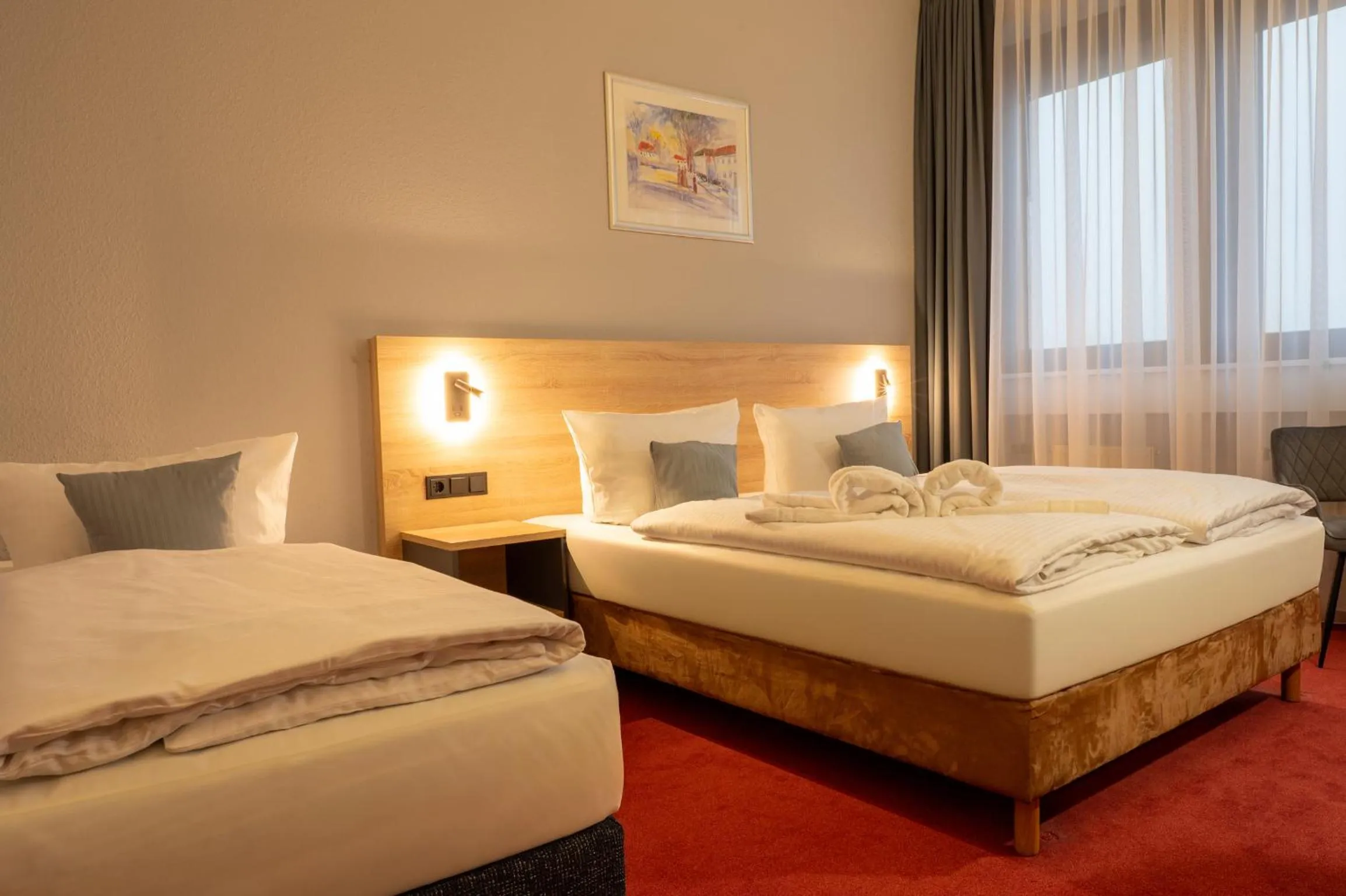 Bed in Best Western Comfort Business Hotel Düsseldorf-Neuss