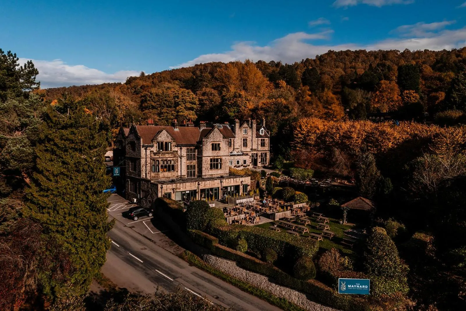 Bird's eye view in The Maynard