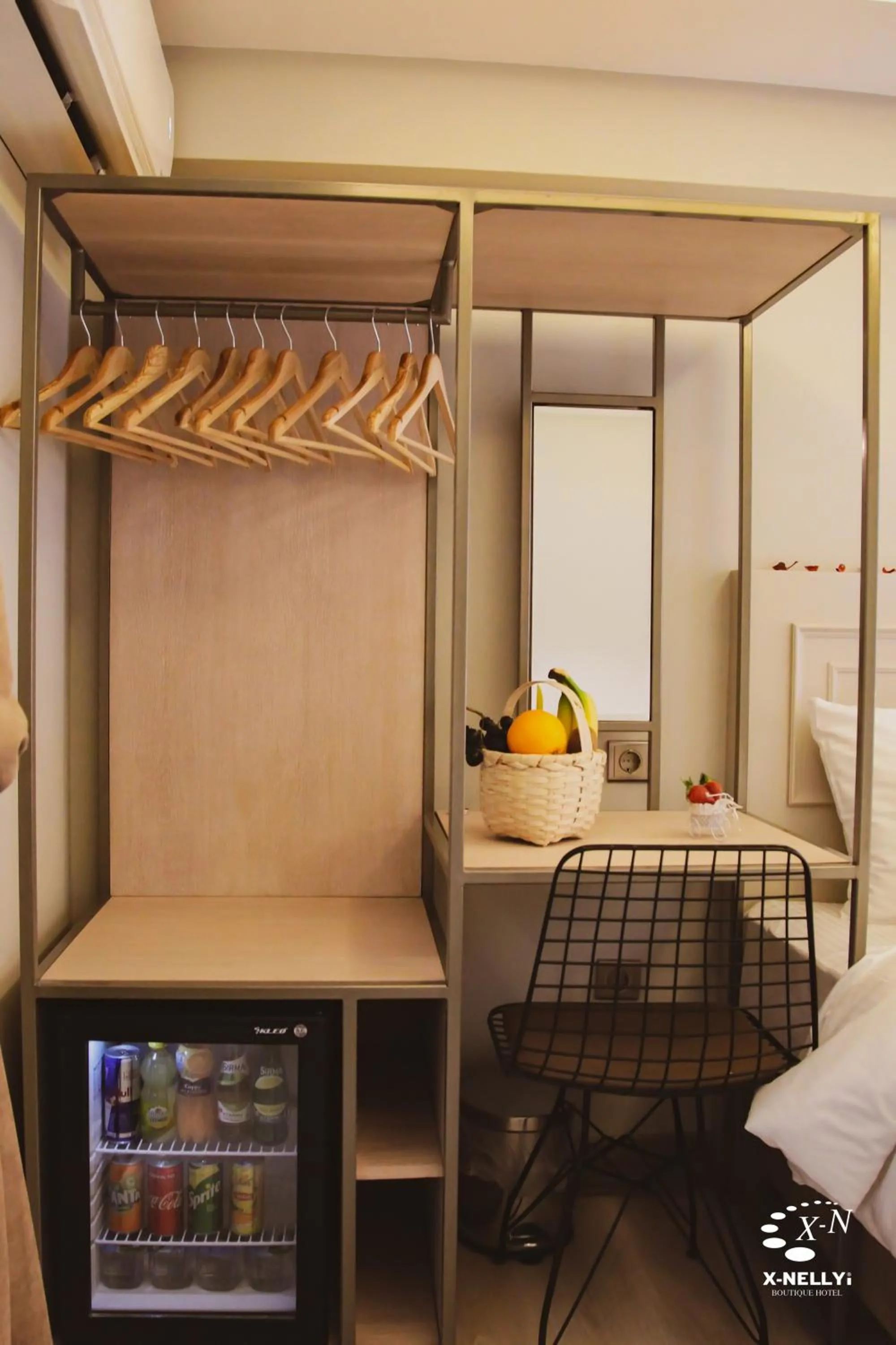 Decorative detail, Bed in X-NELLYİ HOTEL