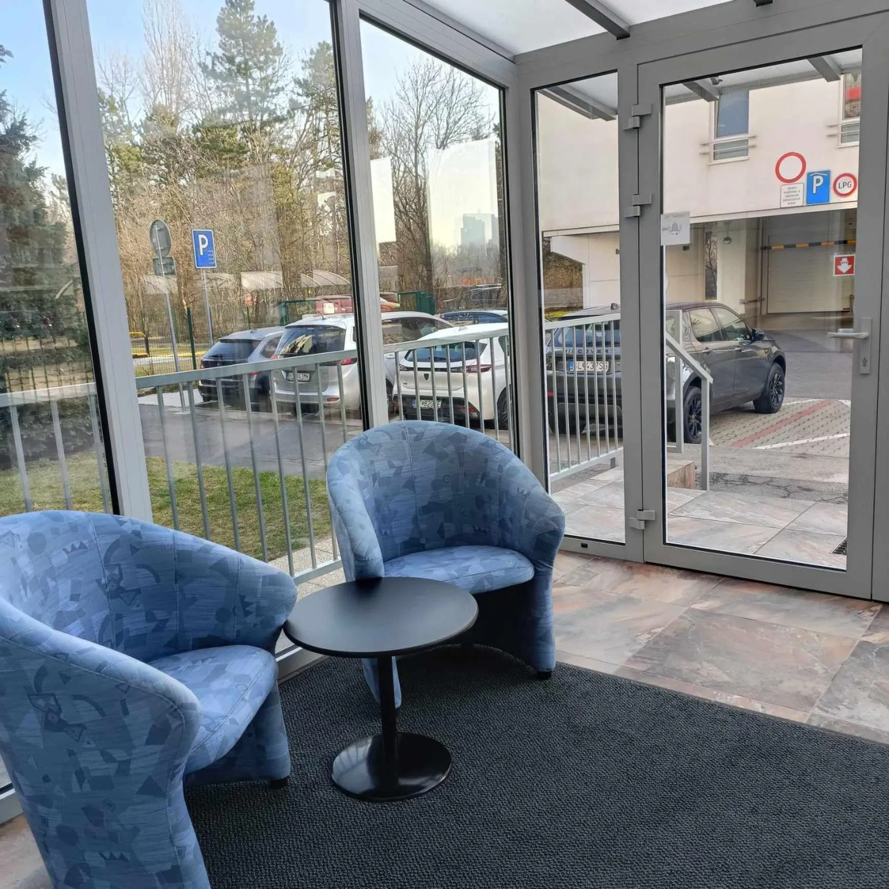 Lobby or reception in Ubytovňa Nobelova
