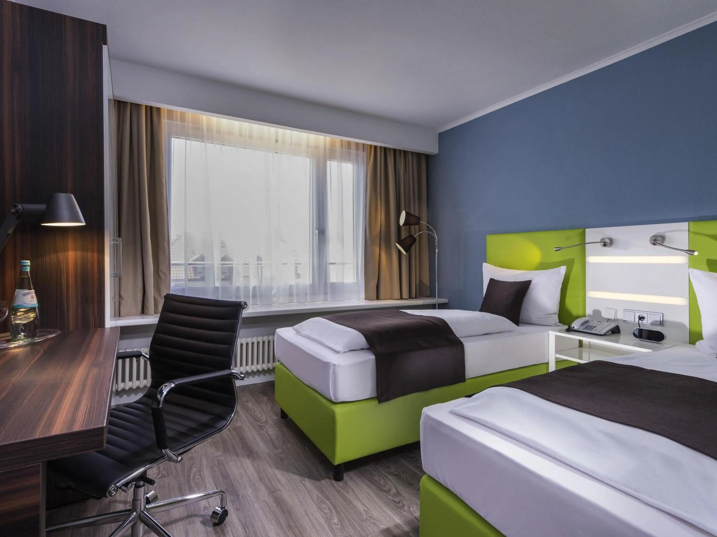 Bedroom, Bed in ibis Styles Offenburg City