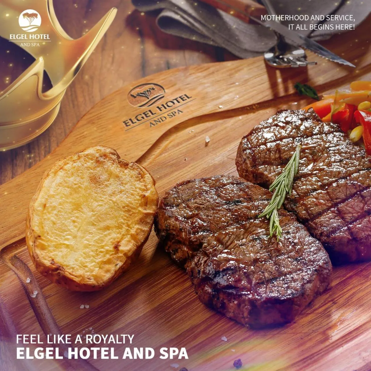 Food and drinks in ELGEL Hotel and Spa
