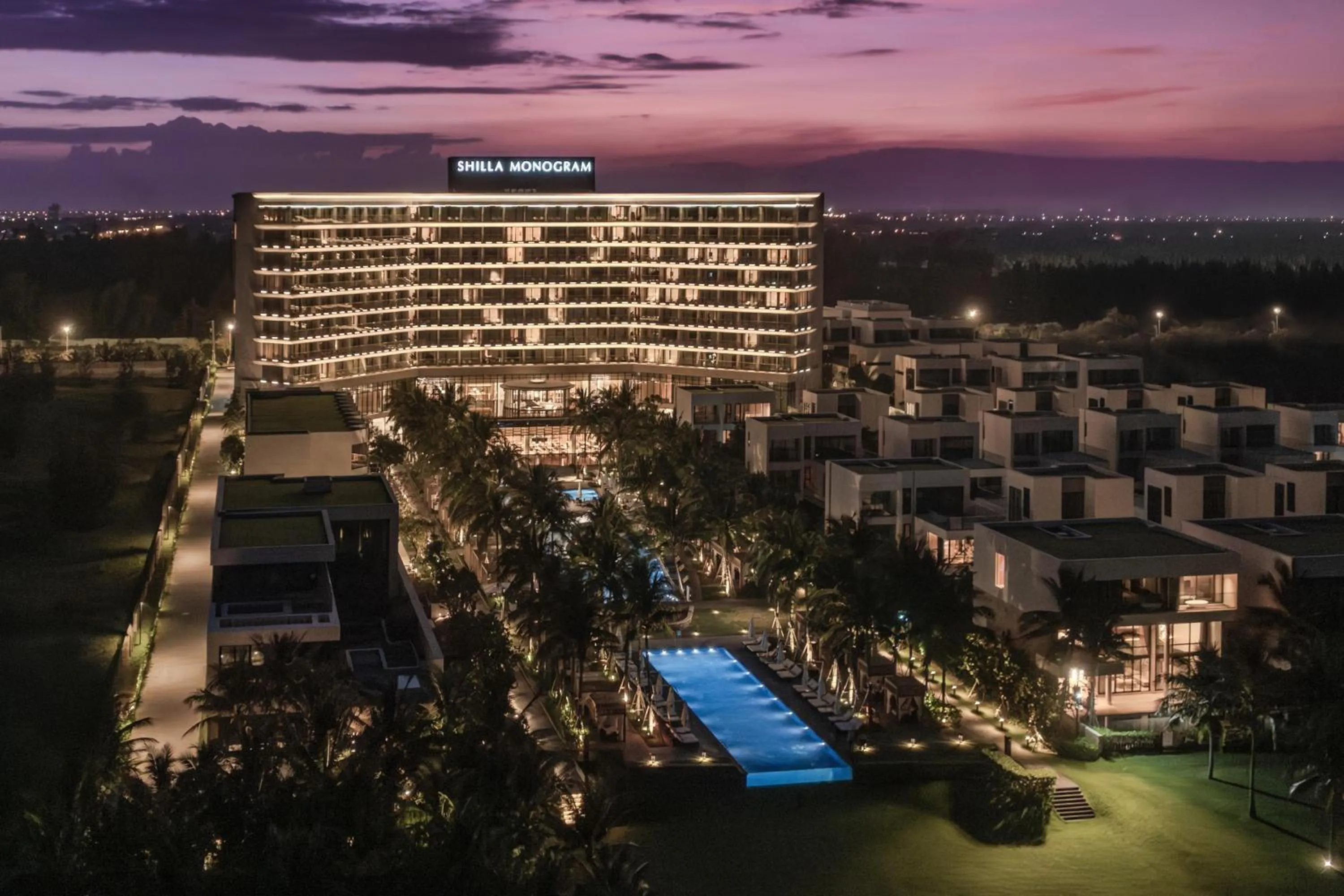 Swimming pool in Shilla Monogram Danang