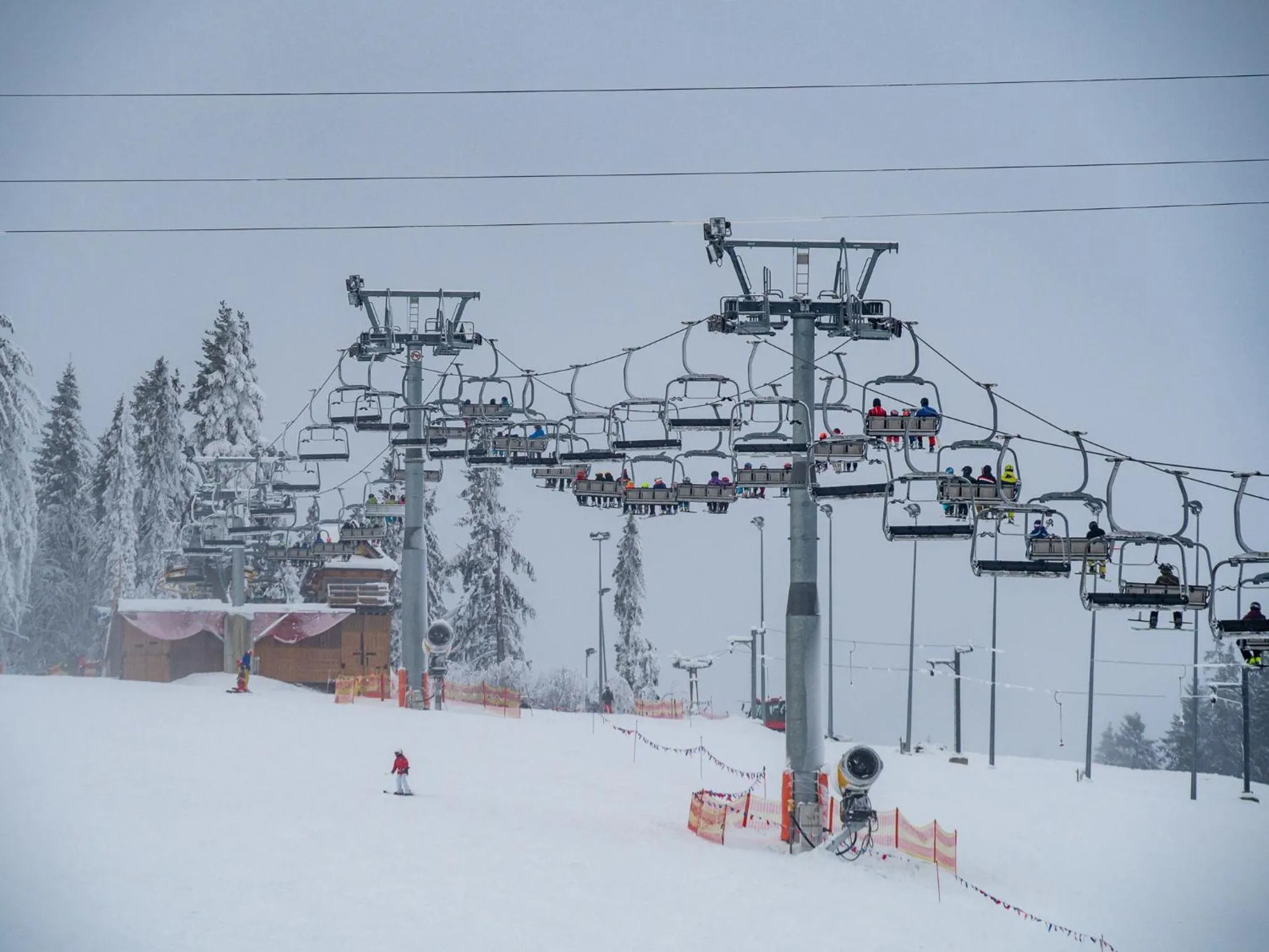 Skiing in Rezydencja Markowy Dworek