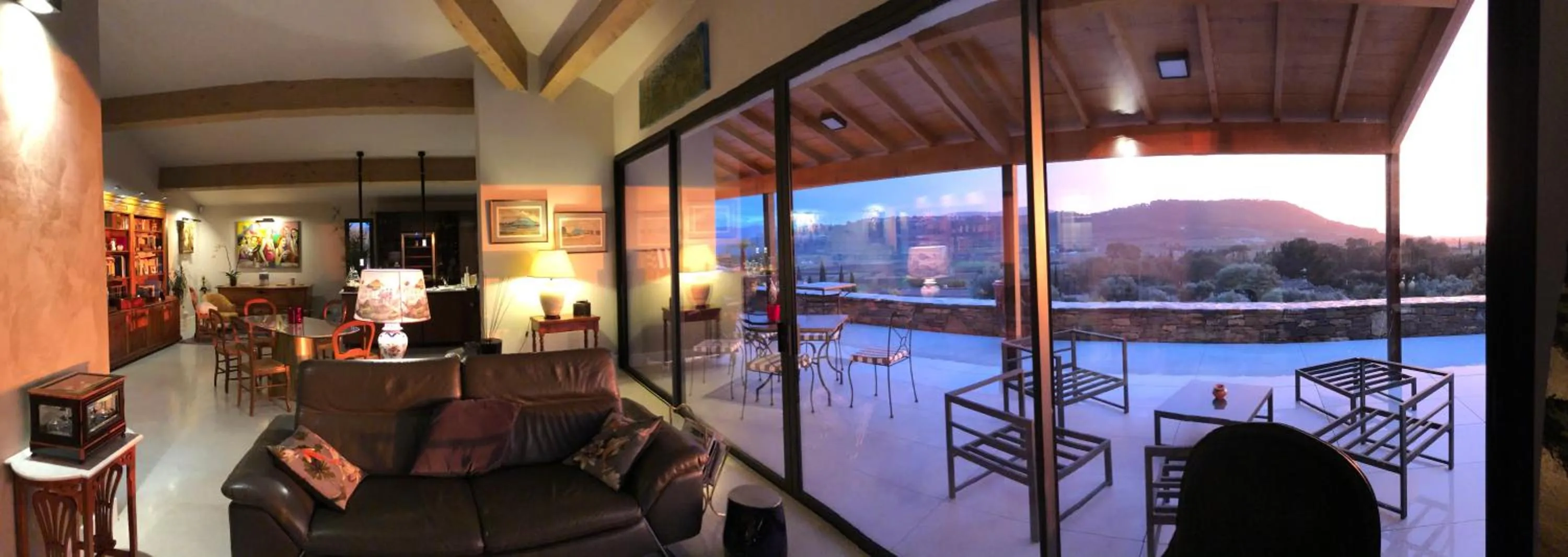 Pool view in VILLA PADI La Cadière d'Azur