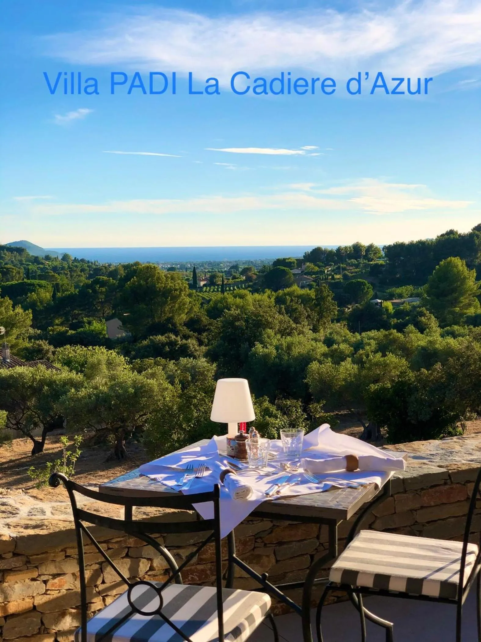 Pool view in VILLA PADI La Cadière d'Azur