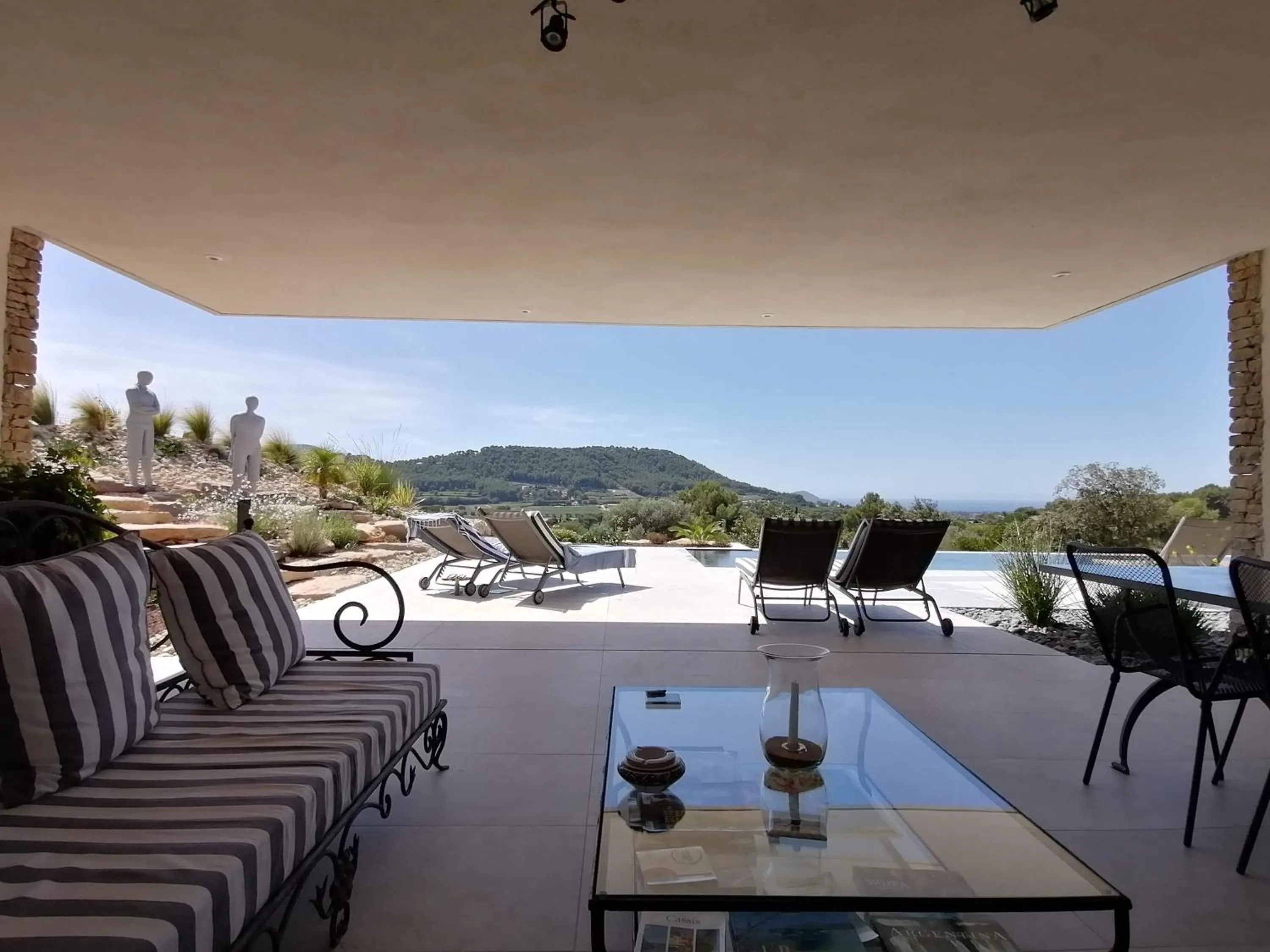 Sea view in VILLA PADI La Cadière d'Azur