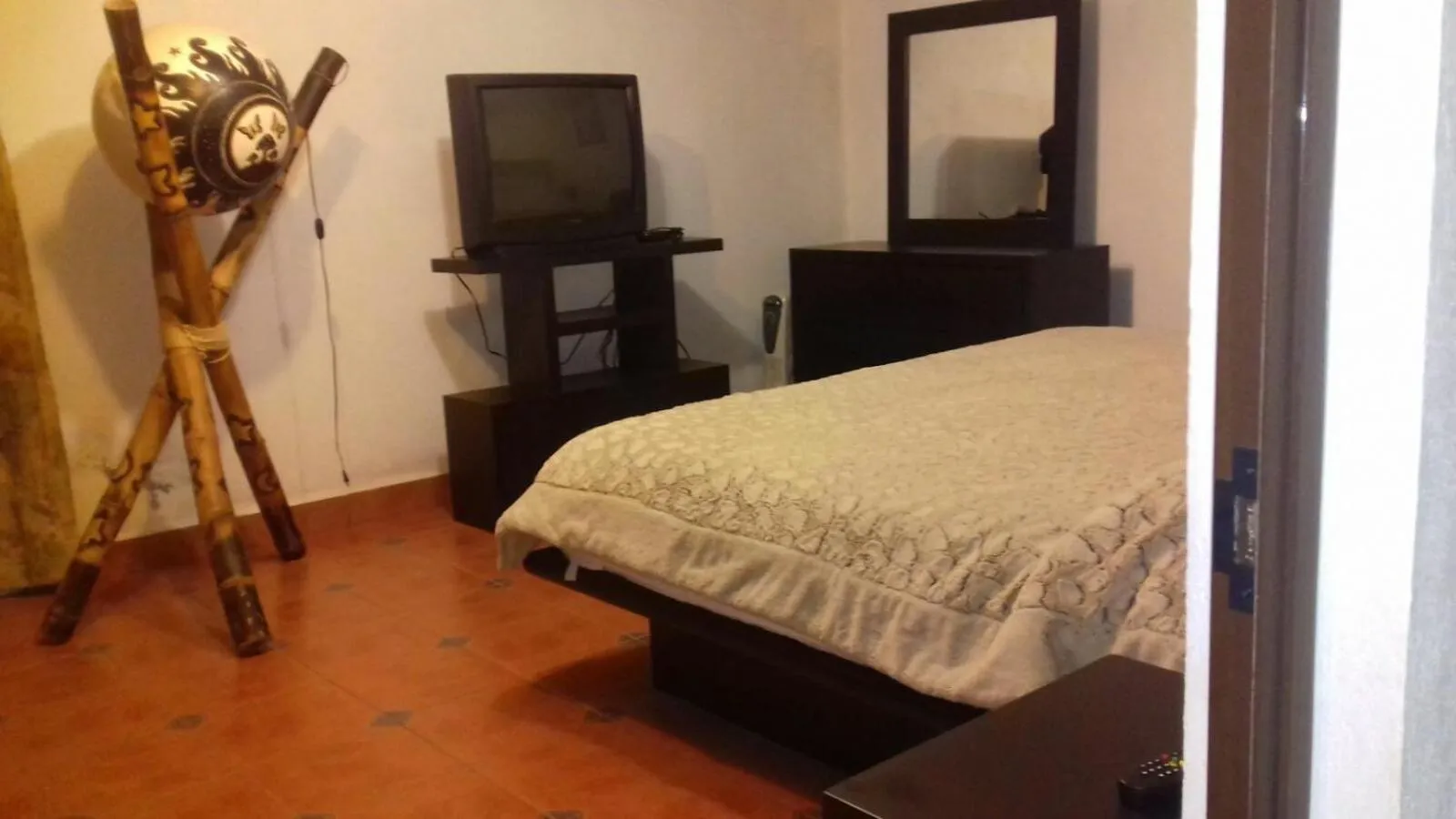 Bed in Hotel Rancho el Paraíso