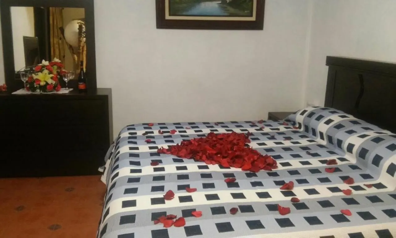 Bed in Hotel Rancho el Paraíso