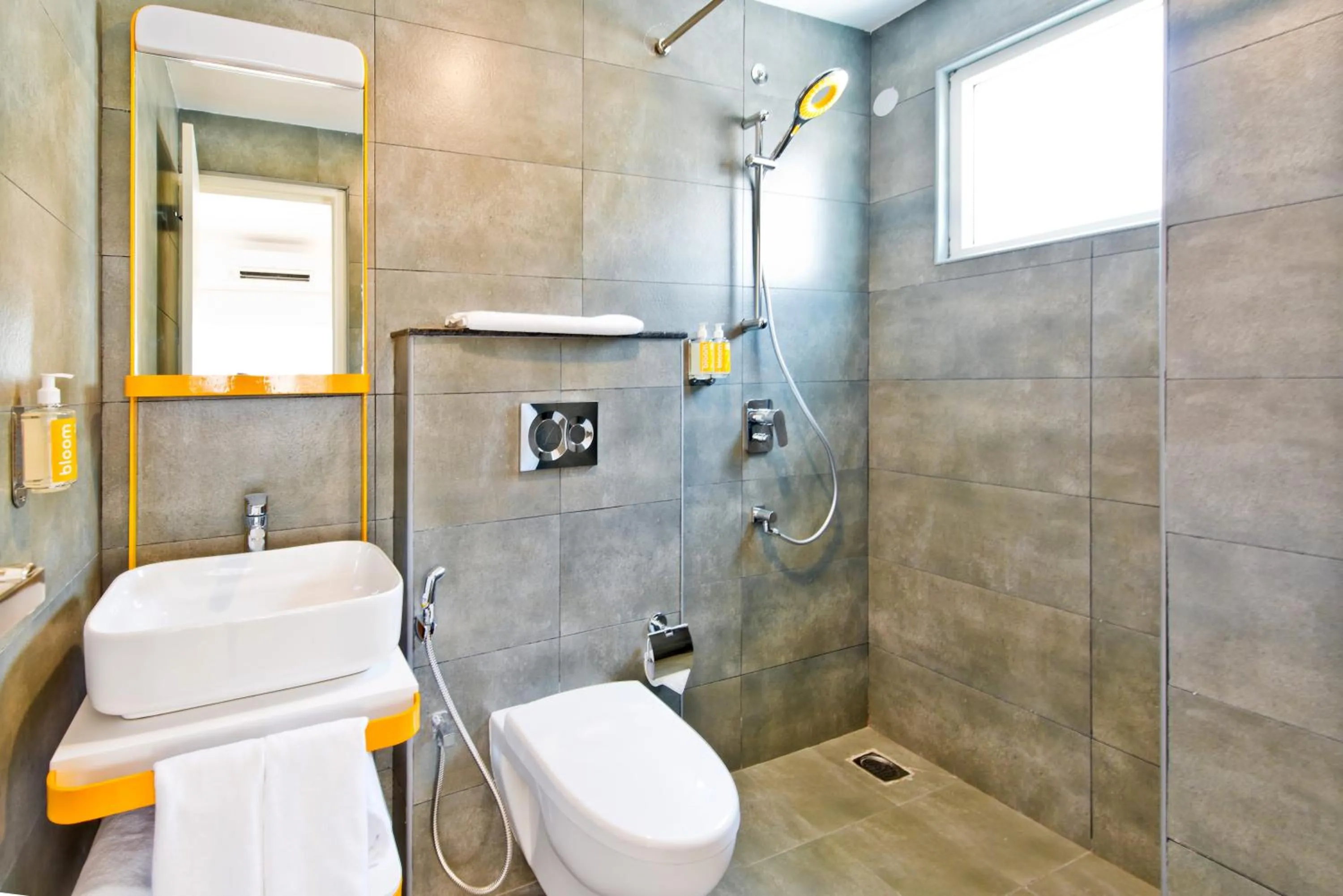 Bathroom in bloomrooms @ City Centre