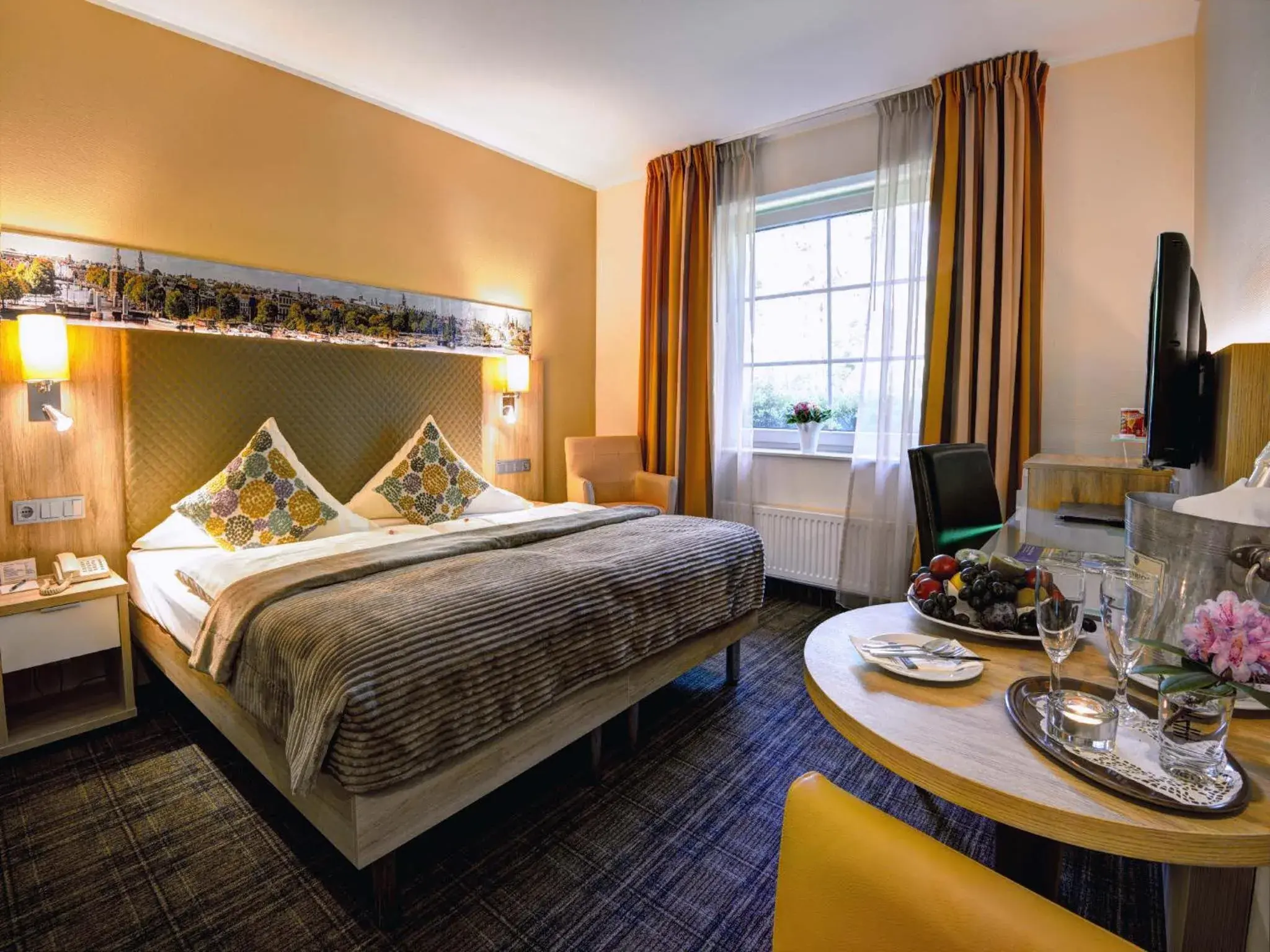 Comfort Room - single occupancy in NordWest-Hotel Amsterdam Comfort Room - single occupancy in NordWest-Hotel Amsterdam