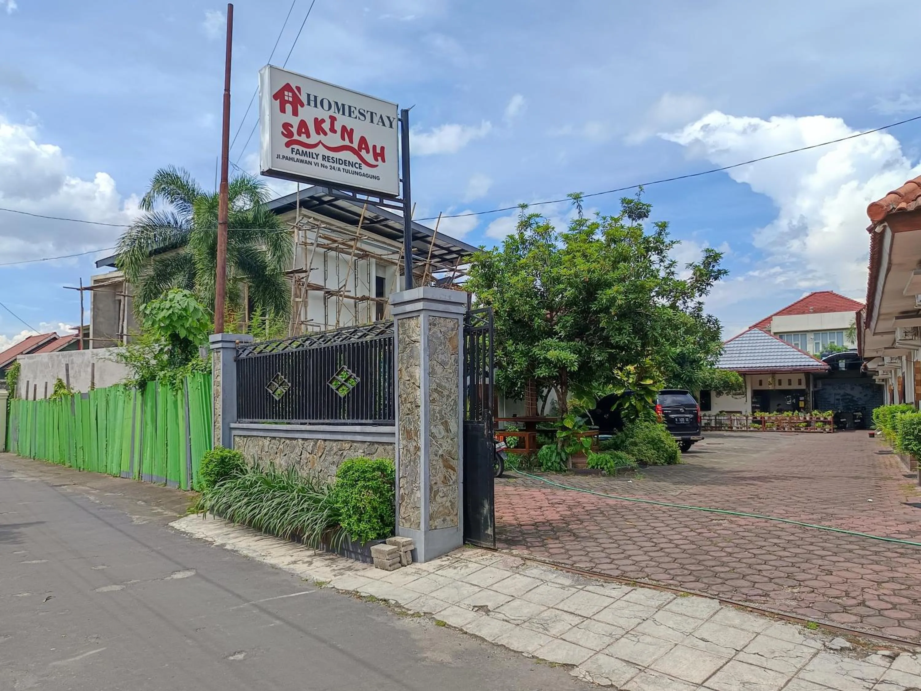 Facade/entrance in Sakinah Family Residence