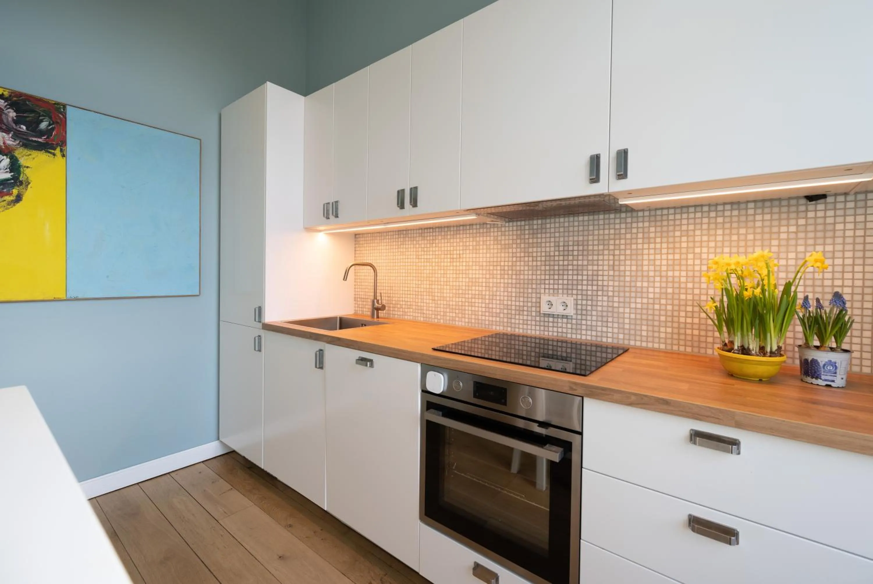 kitchen in The New Yorker Hotel Köln-Messe