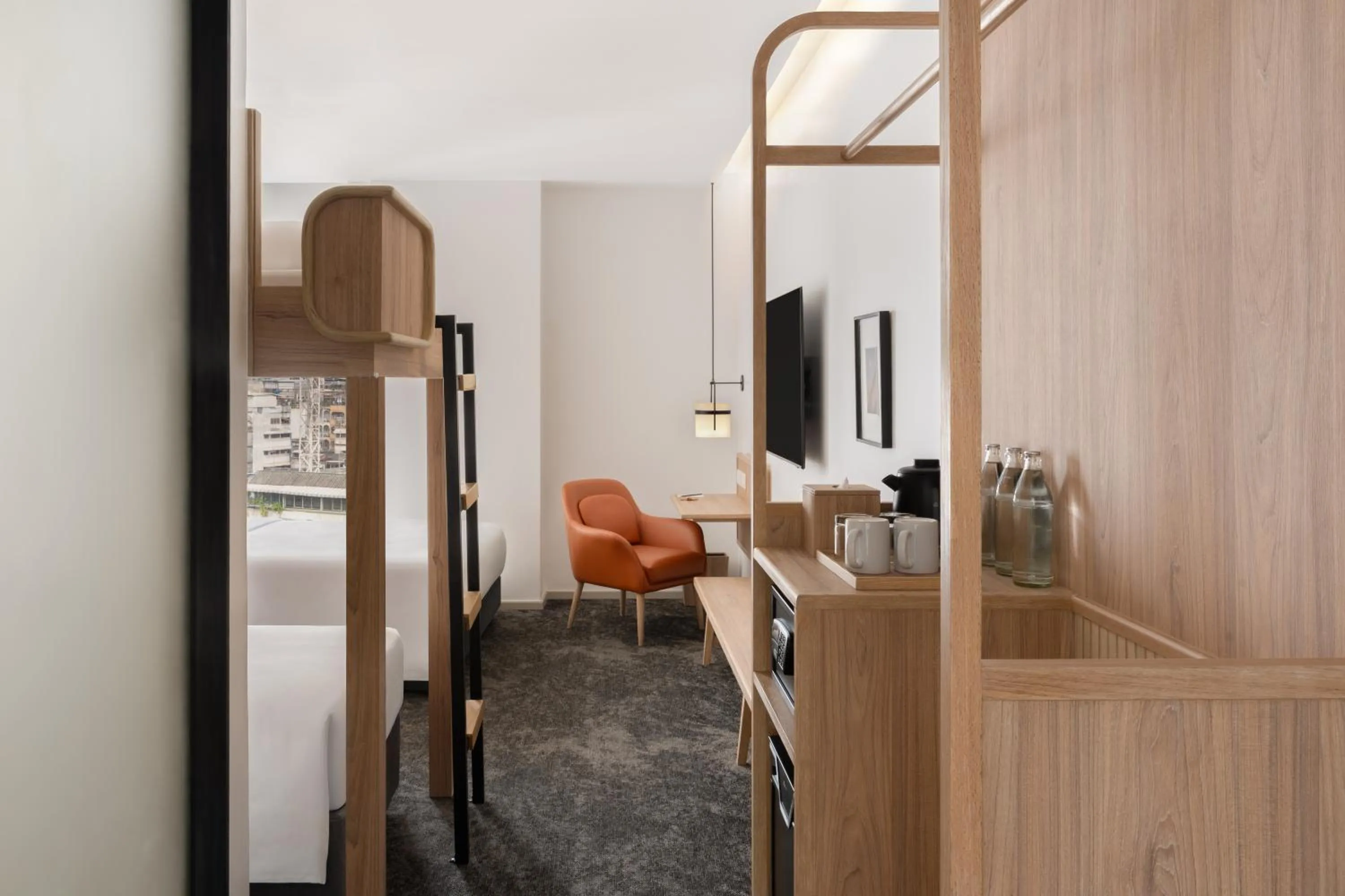 Bed in ASAI Bangkok Chinatown