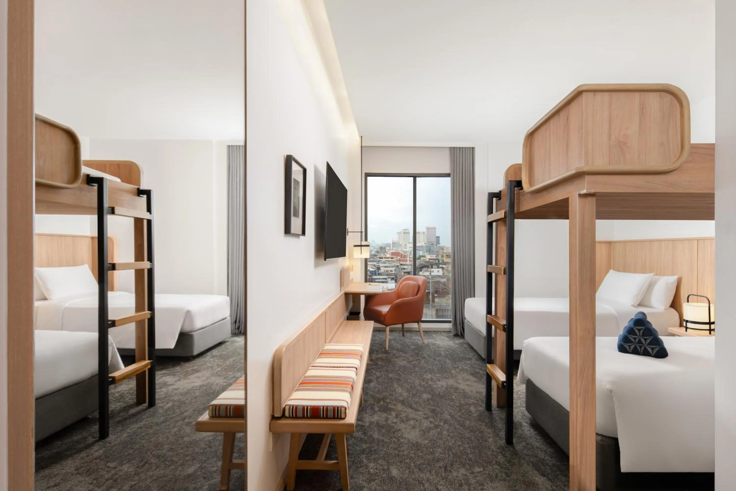 Bed in ASAI Bangkok Chinatown