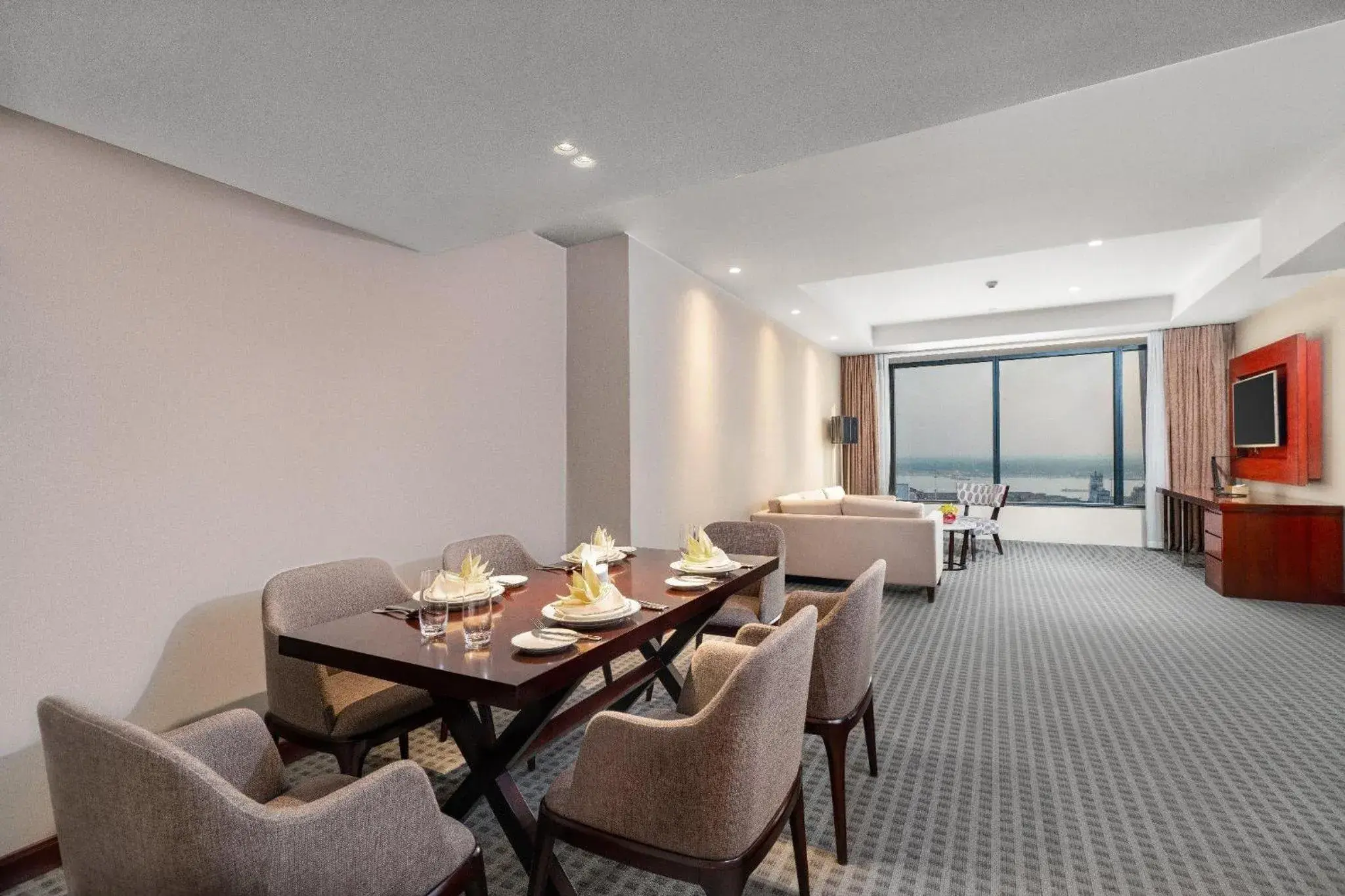 Living room in Yangon Thanlwin Hotel Living room in Yangon Thanlwin Hotel