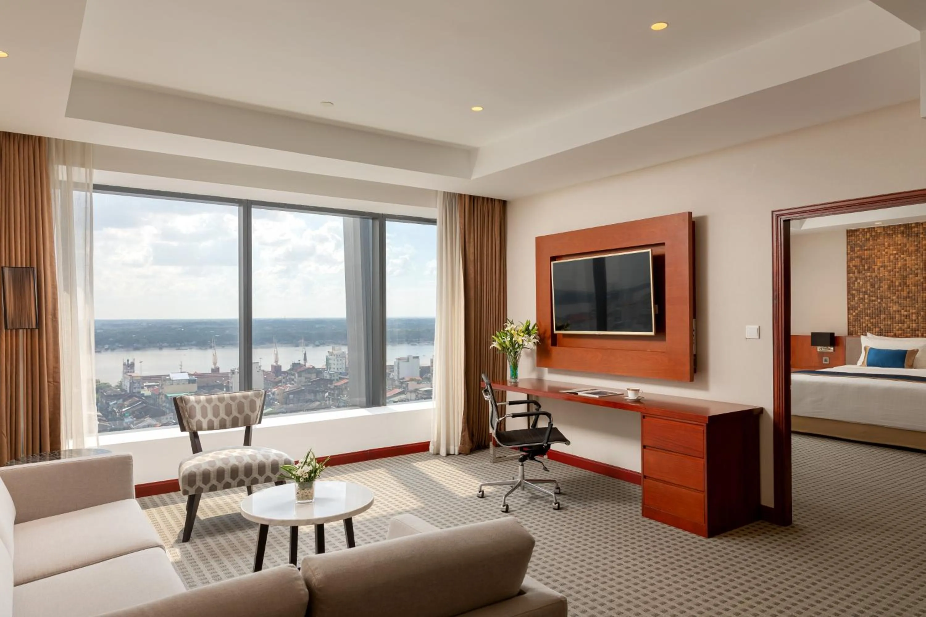 River view in Yangon Thanlwin Hotel