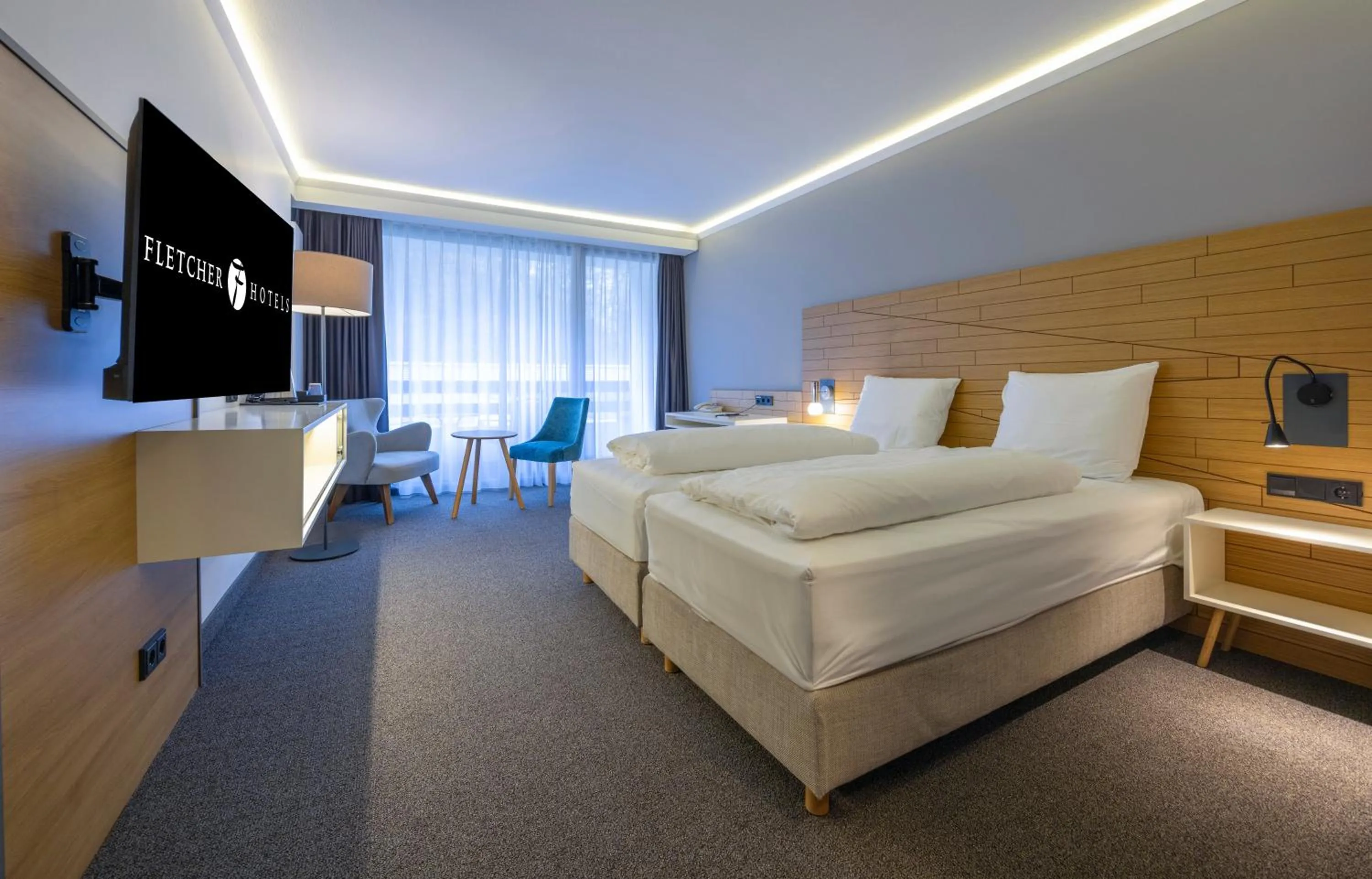 Bed in Fletcher Hotel-Restaurant Arnsberg-Sauerland