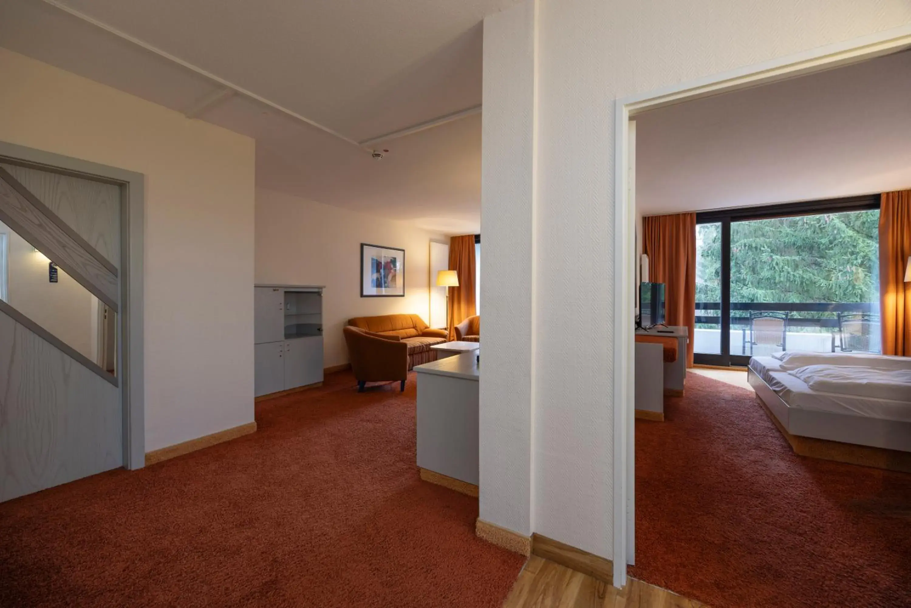 Bed in Fletcher Hotel-Restaurant Arnsberg-Sauerland Bed in Fletcher Hotel-Restaurant Arnsberg-Sauerland