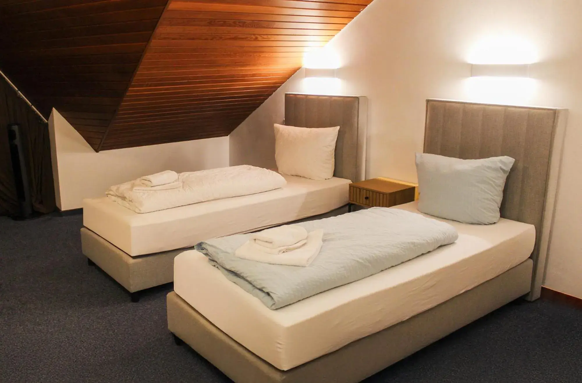 Bed in Hotel Simonis Koblenz Bed in Hotel Simonis Koblenz