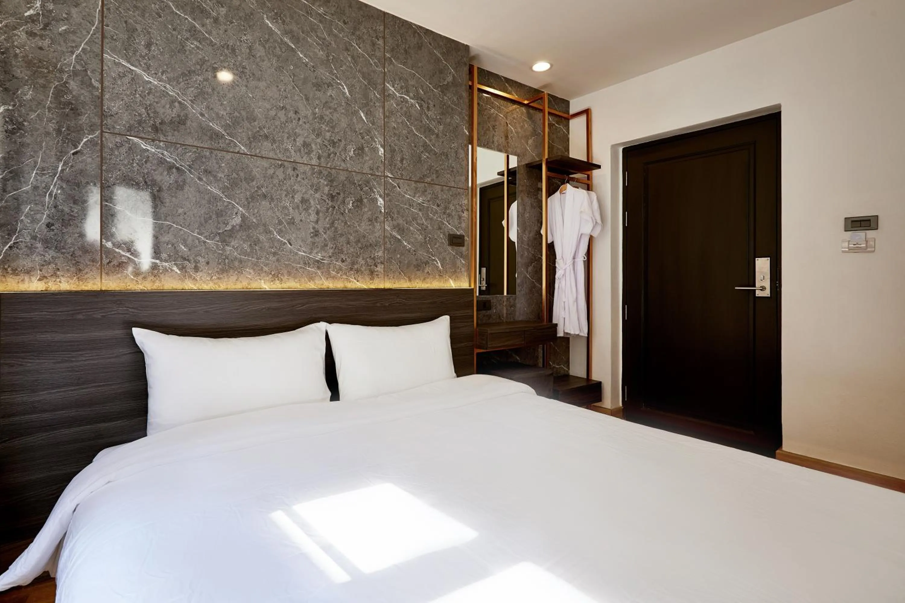 Bed in Livinn91 Hotel