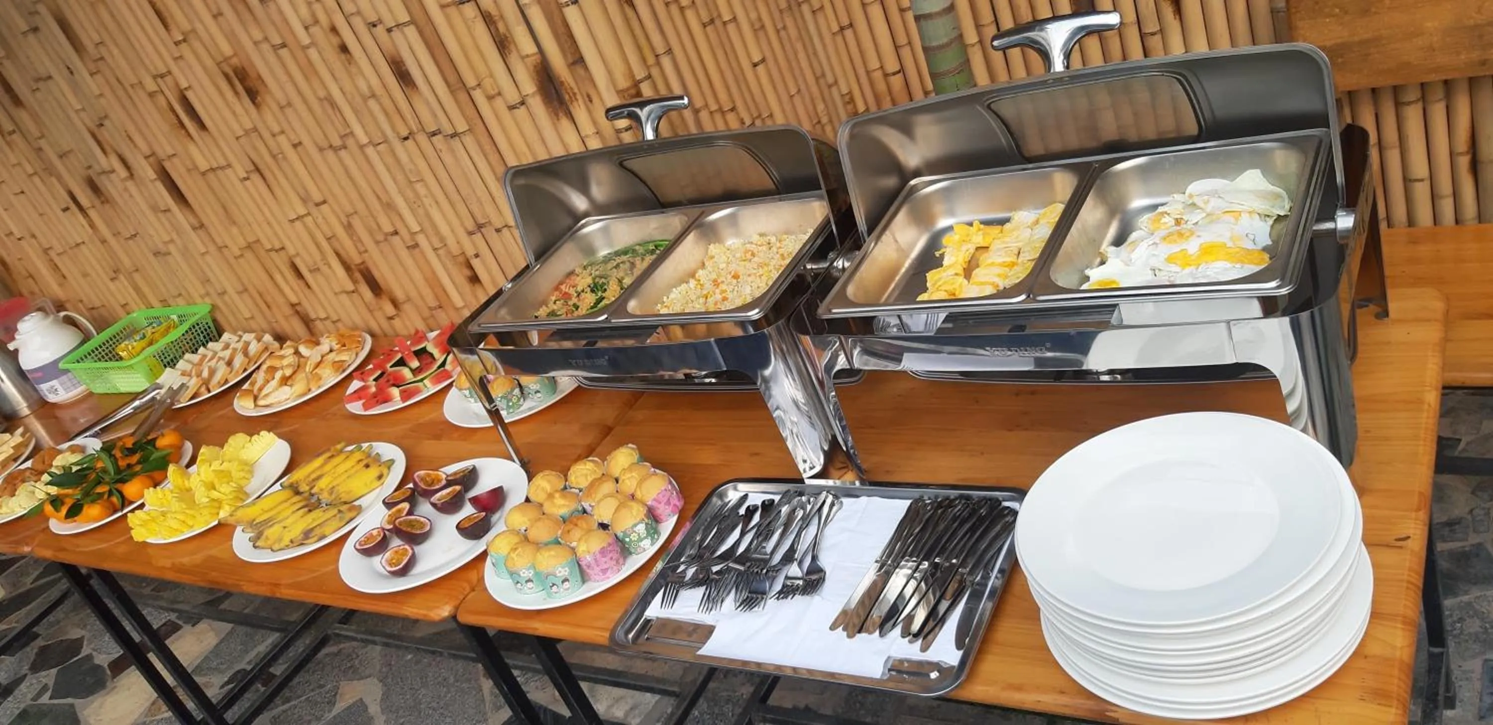 Breakfast in Elizabeth Hotel Tam Coc