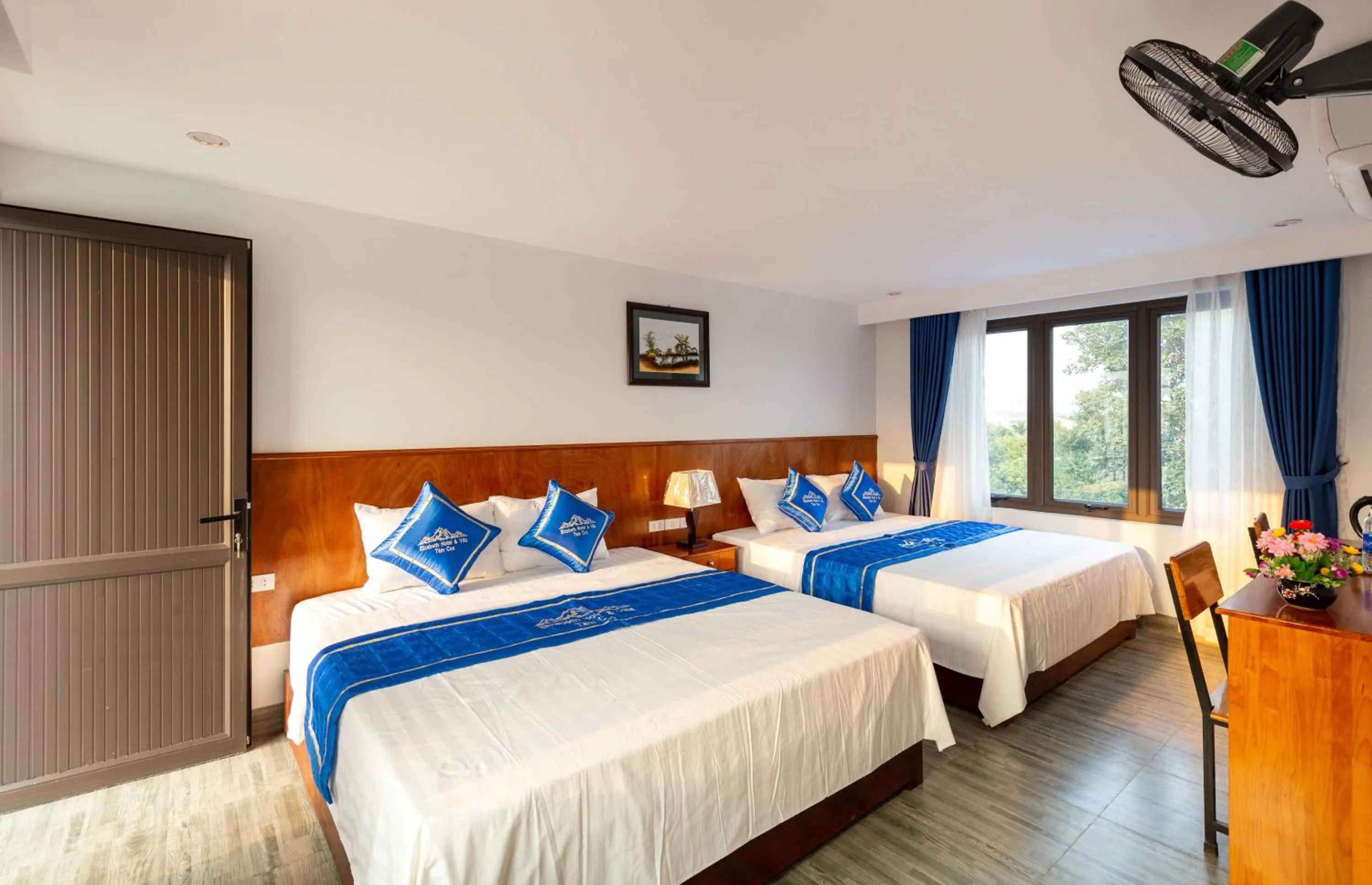 Bed in Elizabeth Hotel Tam Coc