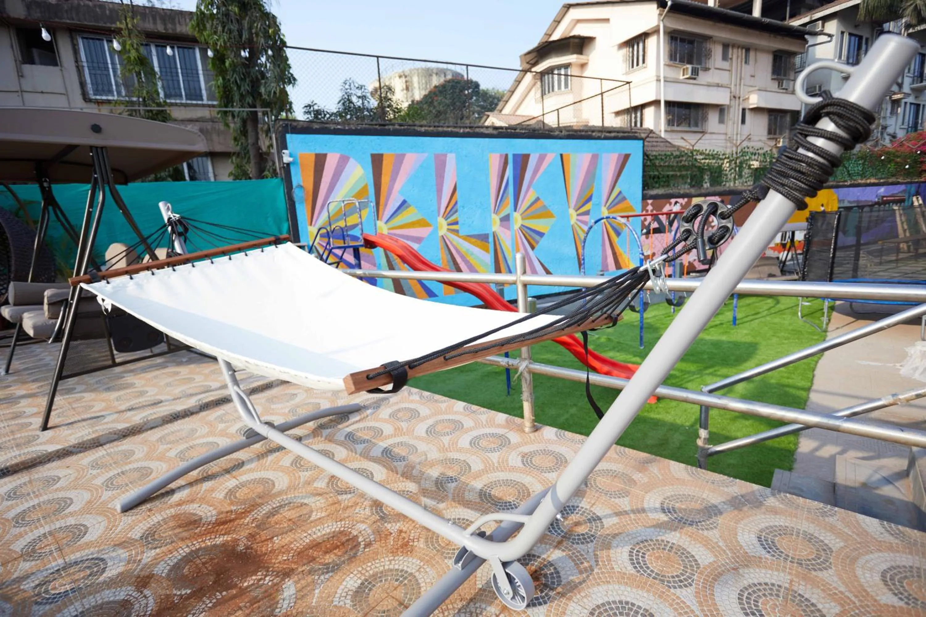 Children play ground in Aureole Mrida - A Boutique Hotel