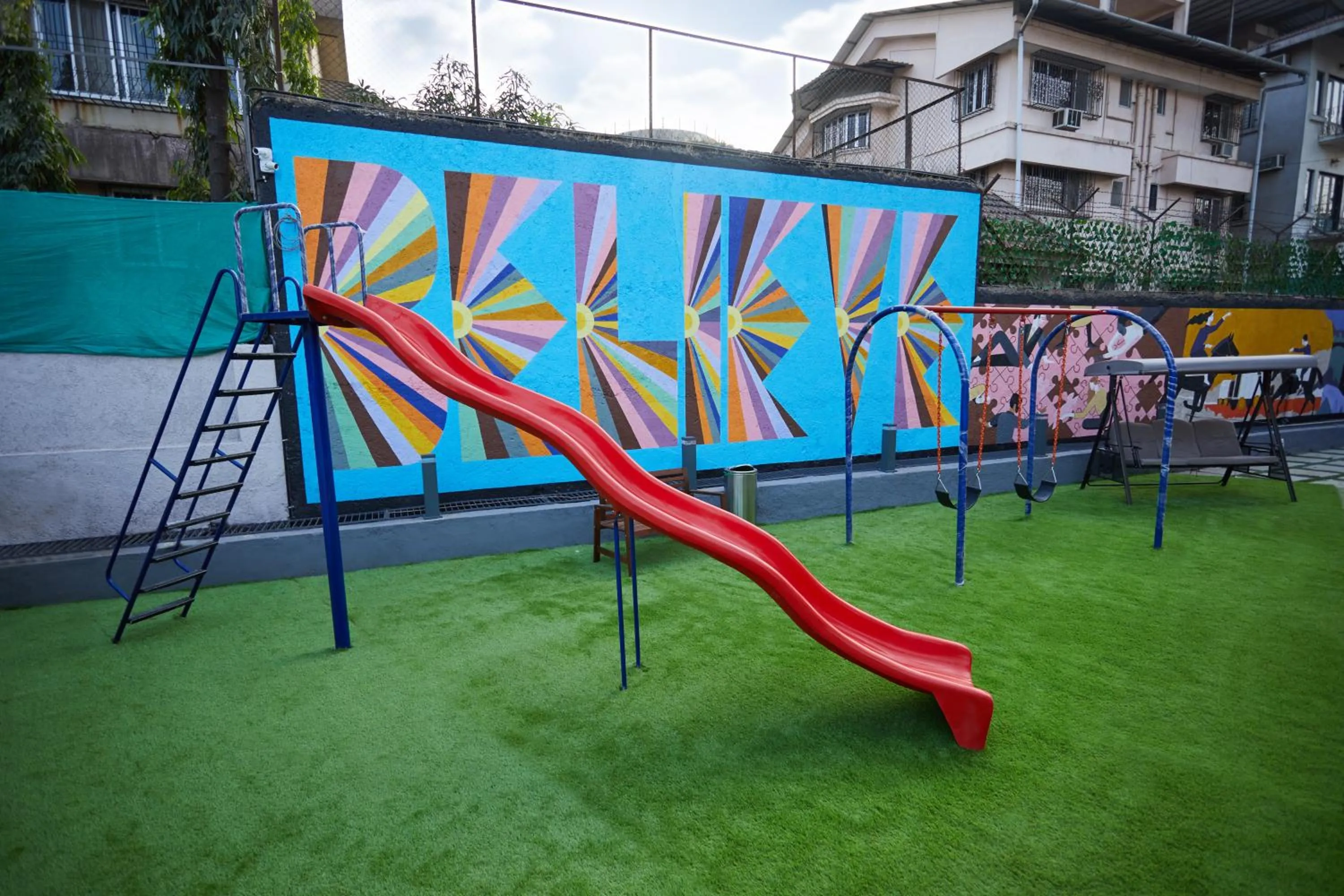 Children play ground in Aureole Mrida - A Boutique Hotel