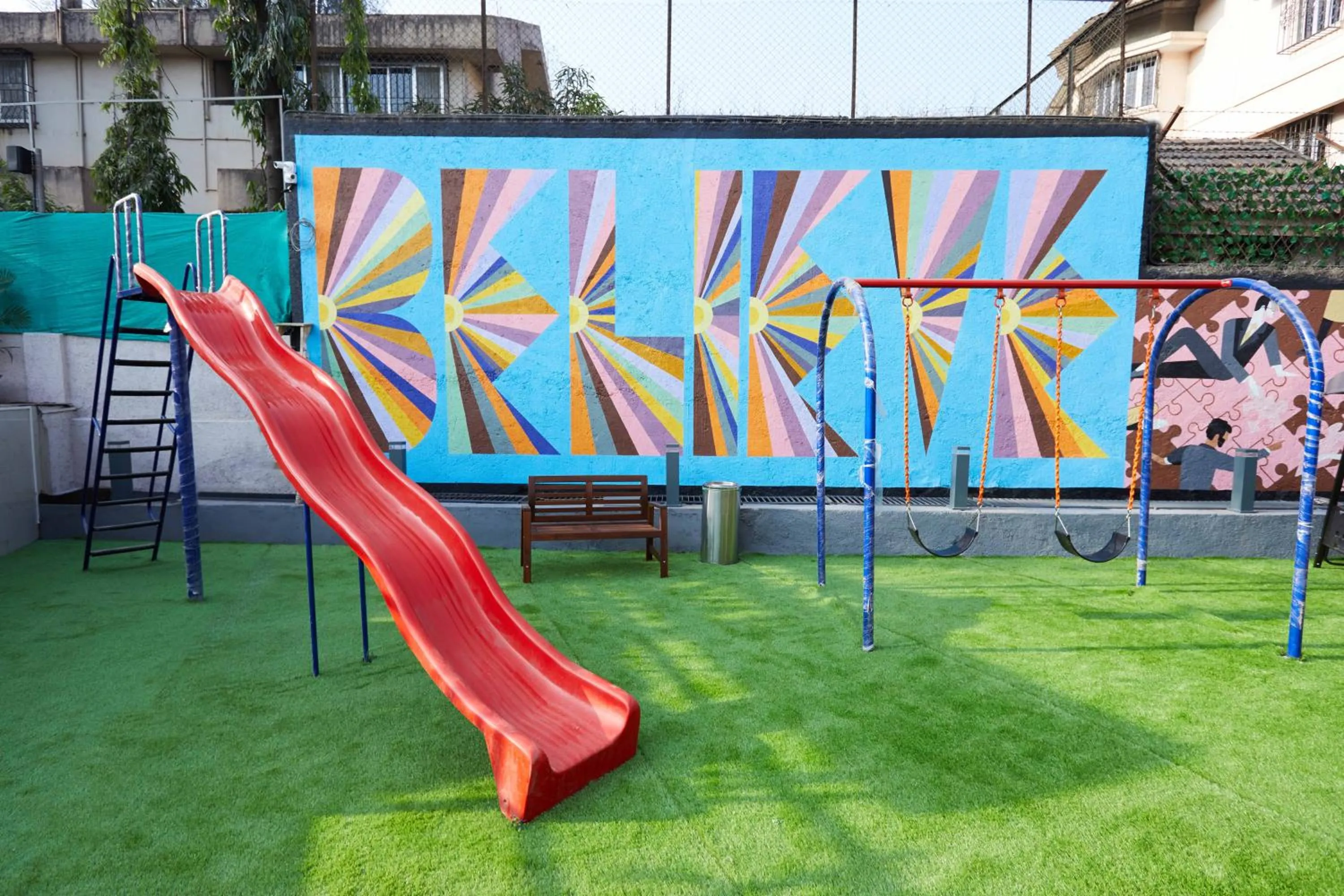 Children play ground in Aureole Mrida - A Boutique Hotel