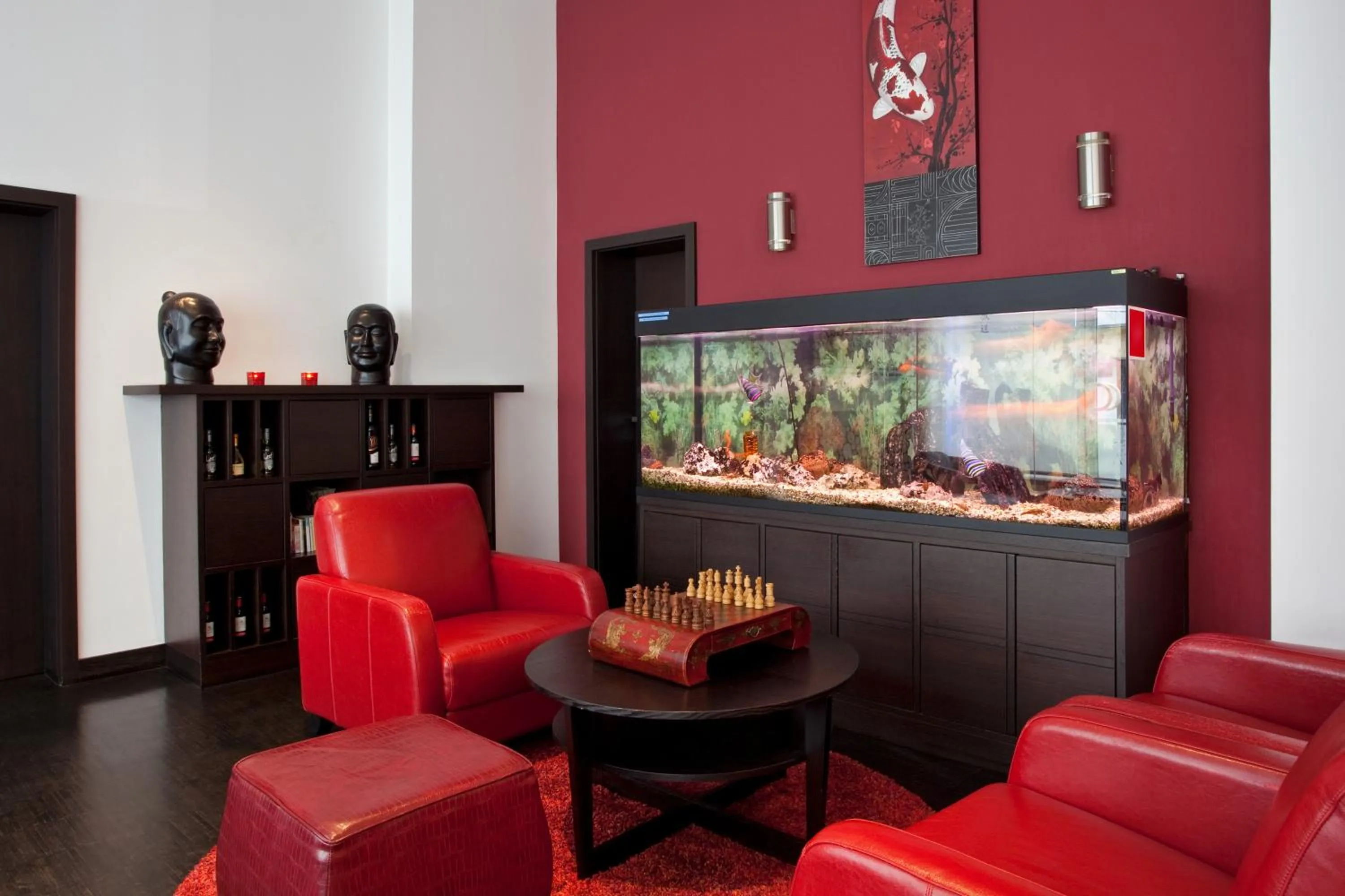 Lobby or reception in Hotel Asahi