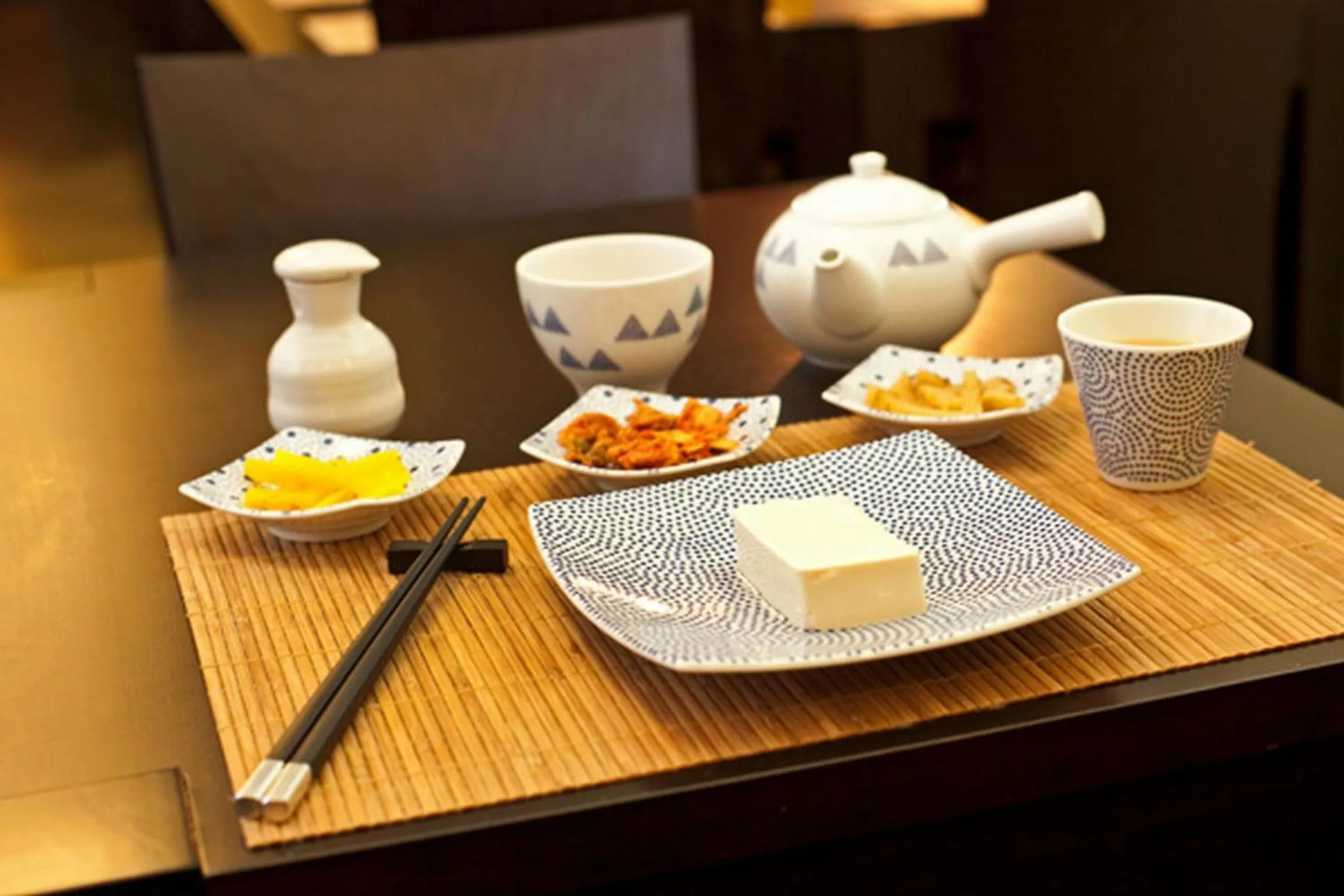 Food and drinks in Hotel Asahi