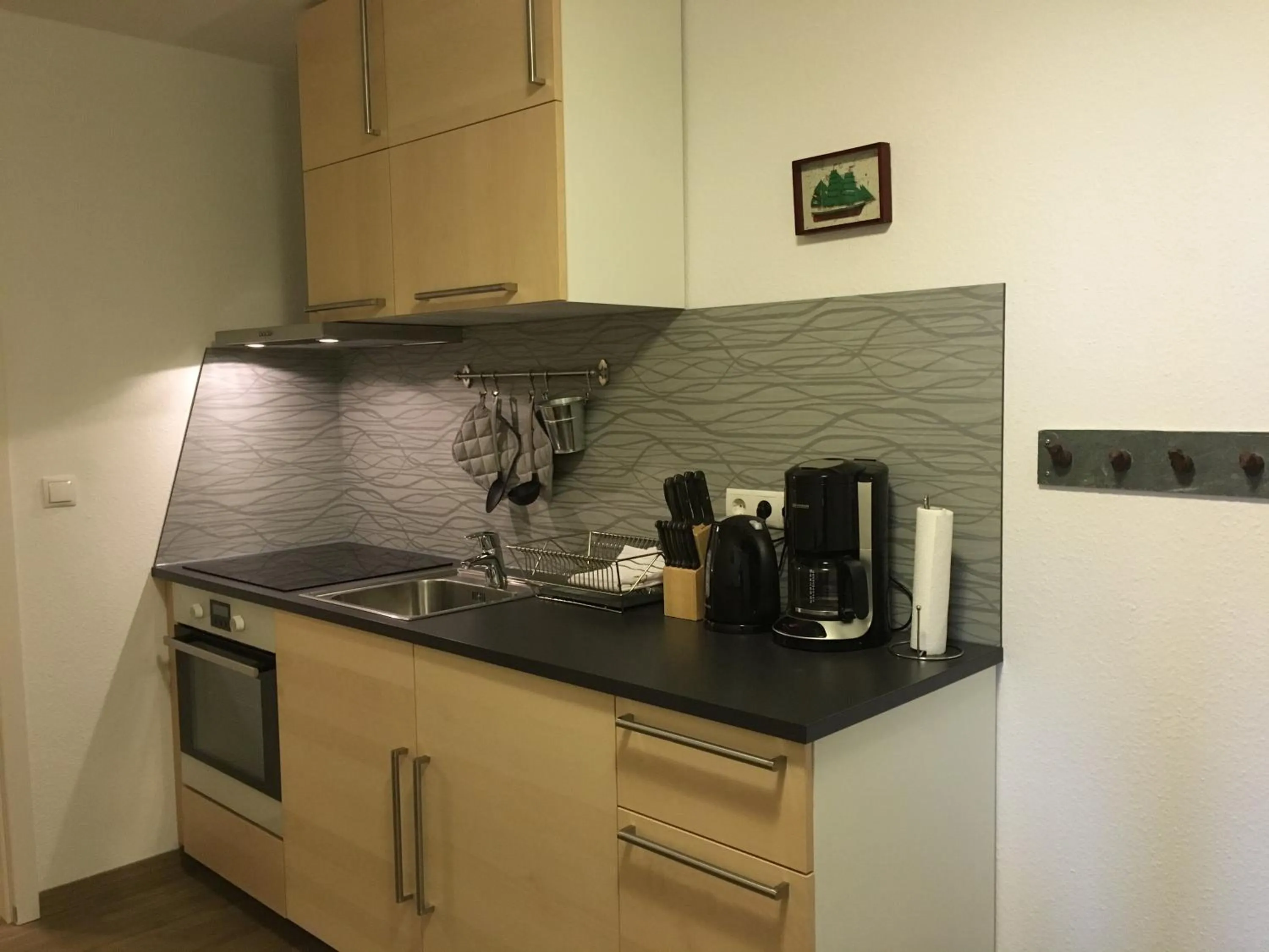 Kitchen or kitchenette in Flair Landhotel Strengliner Mühle