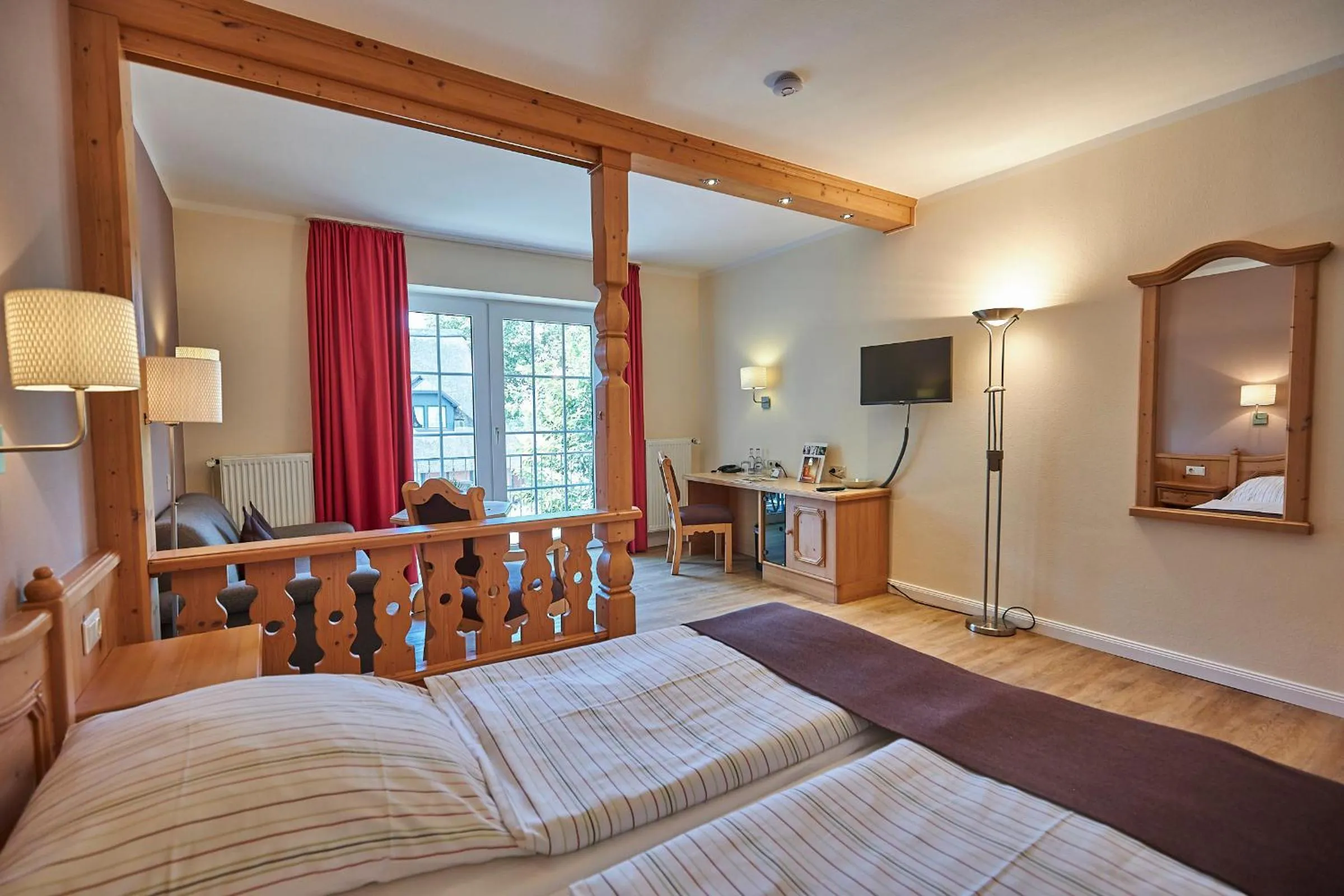 Bed in Flair Landhotel Strengliner Mühle