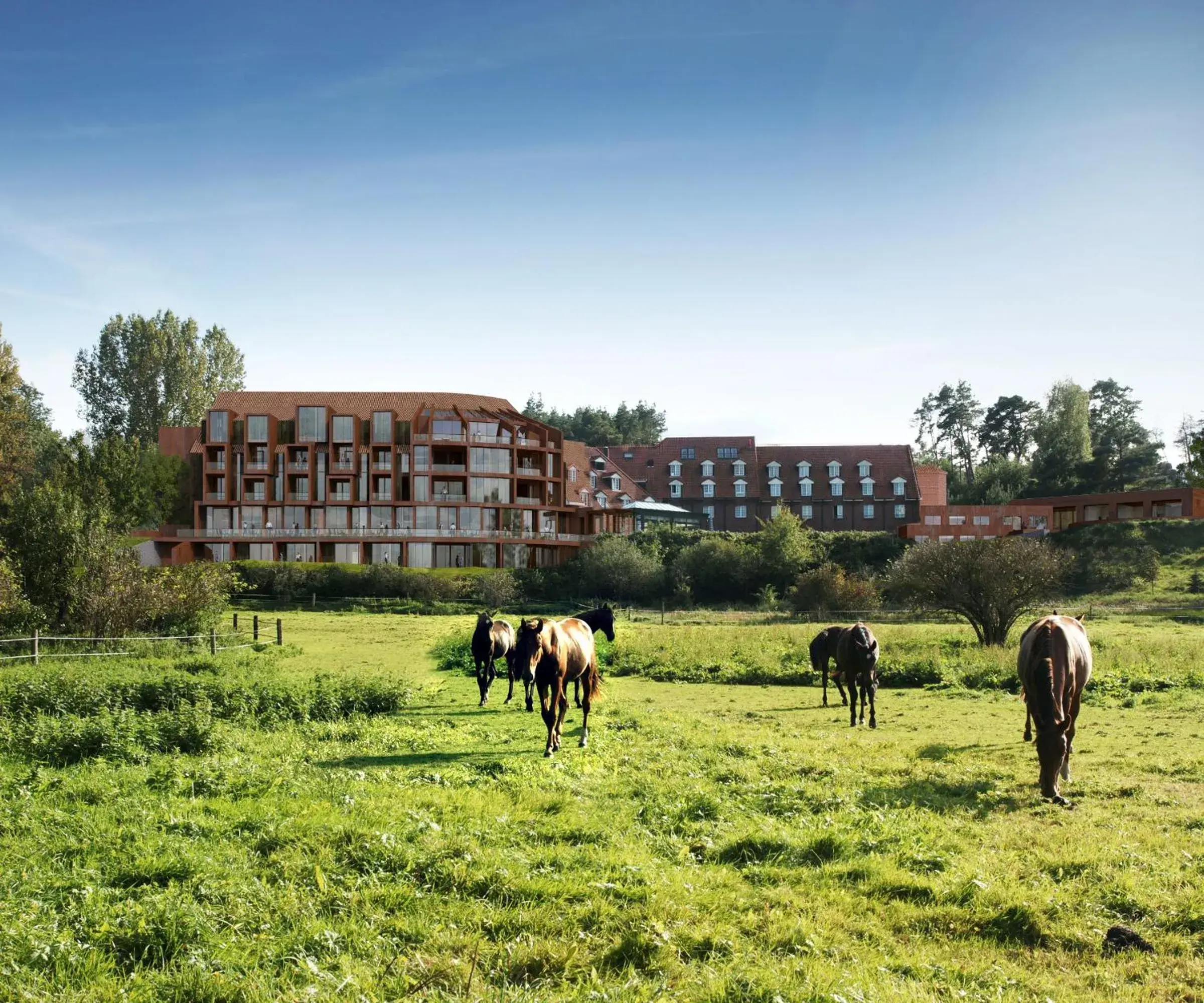 Property building in Bornmühle Property building in Bornmühle