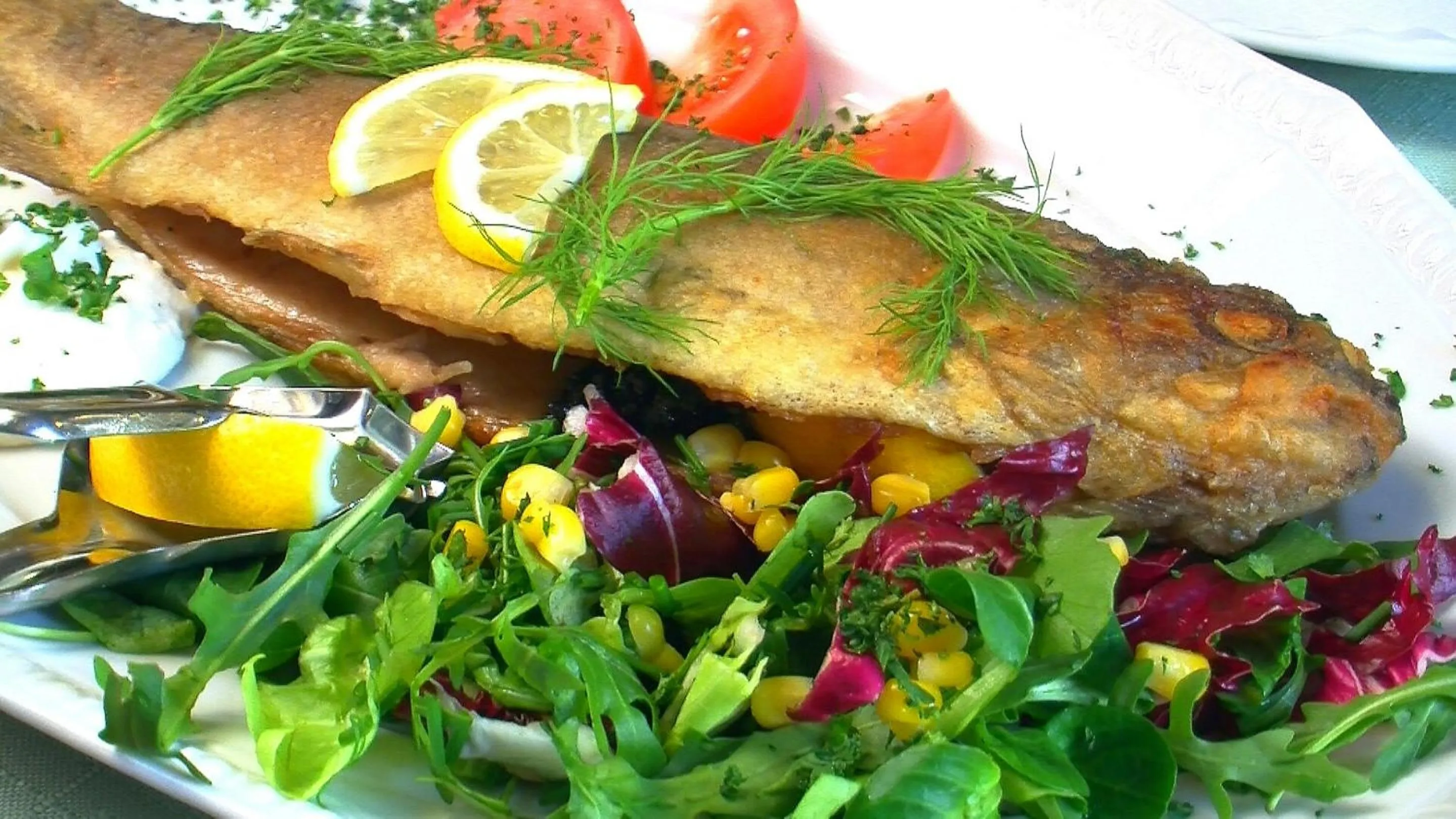 Food close-up in Hotel Zum Bürgergarten