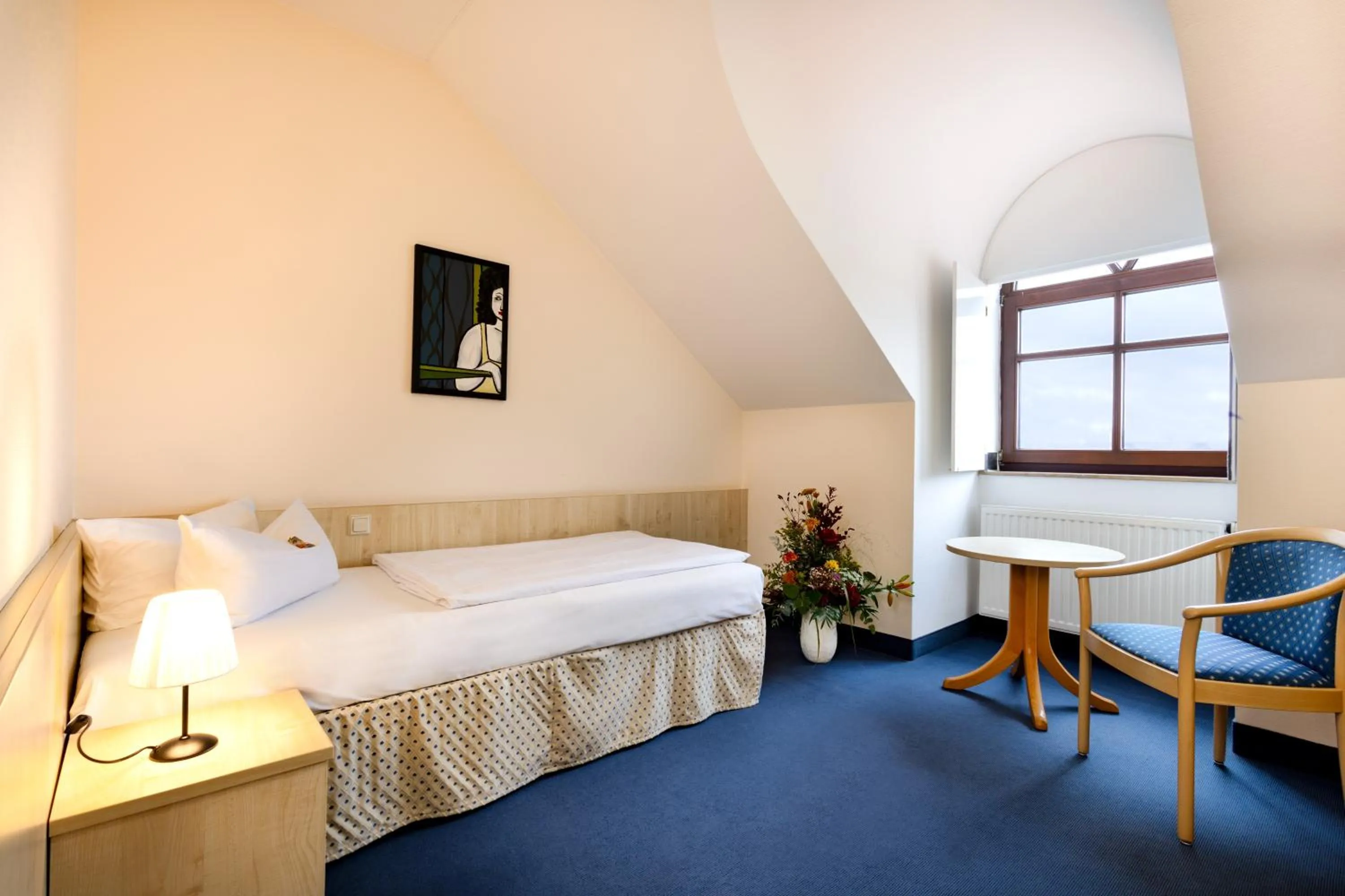 Bed in Kim Hotel Dresden