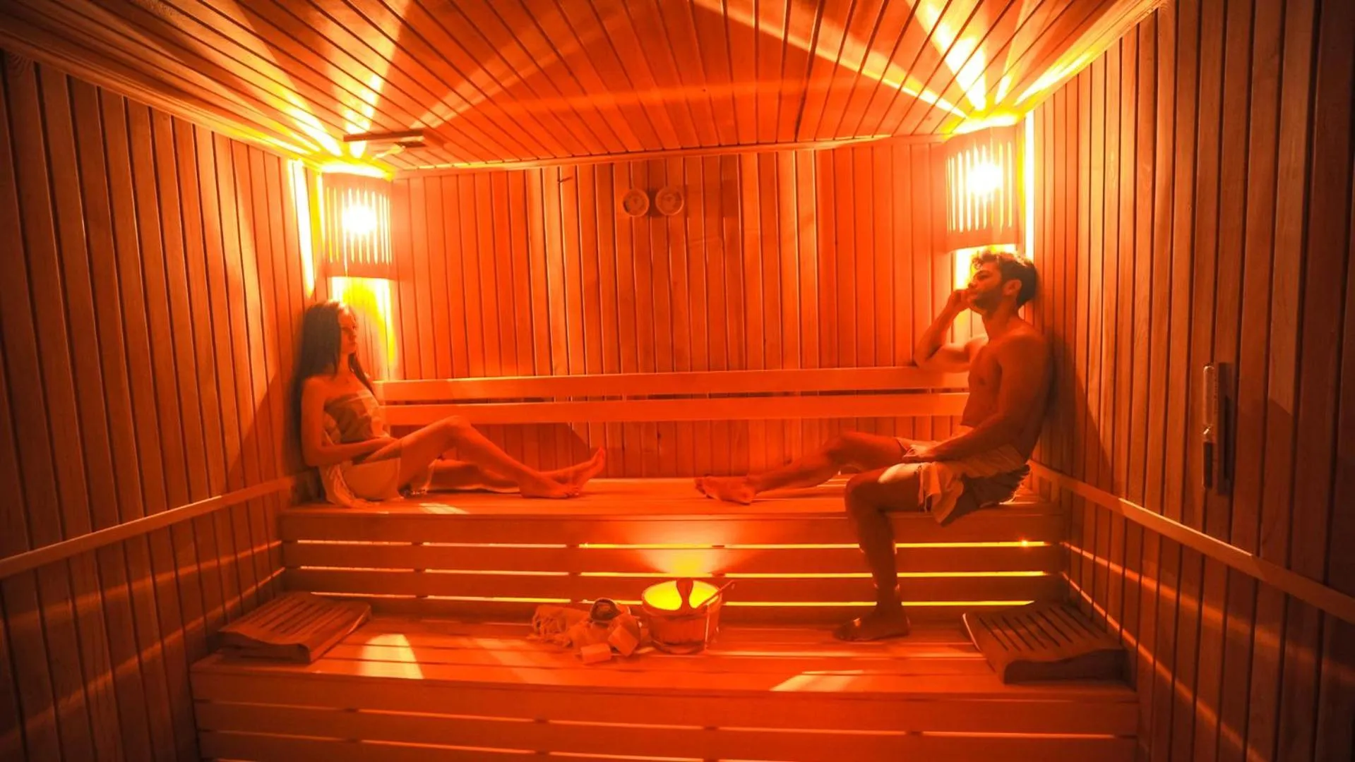 Sauna in Cratos Premium Hotel Casino & SPA