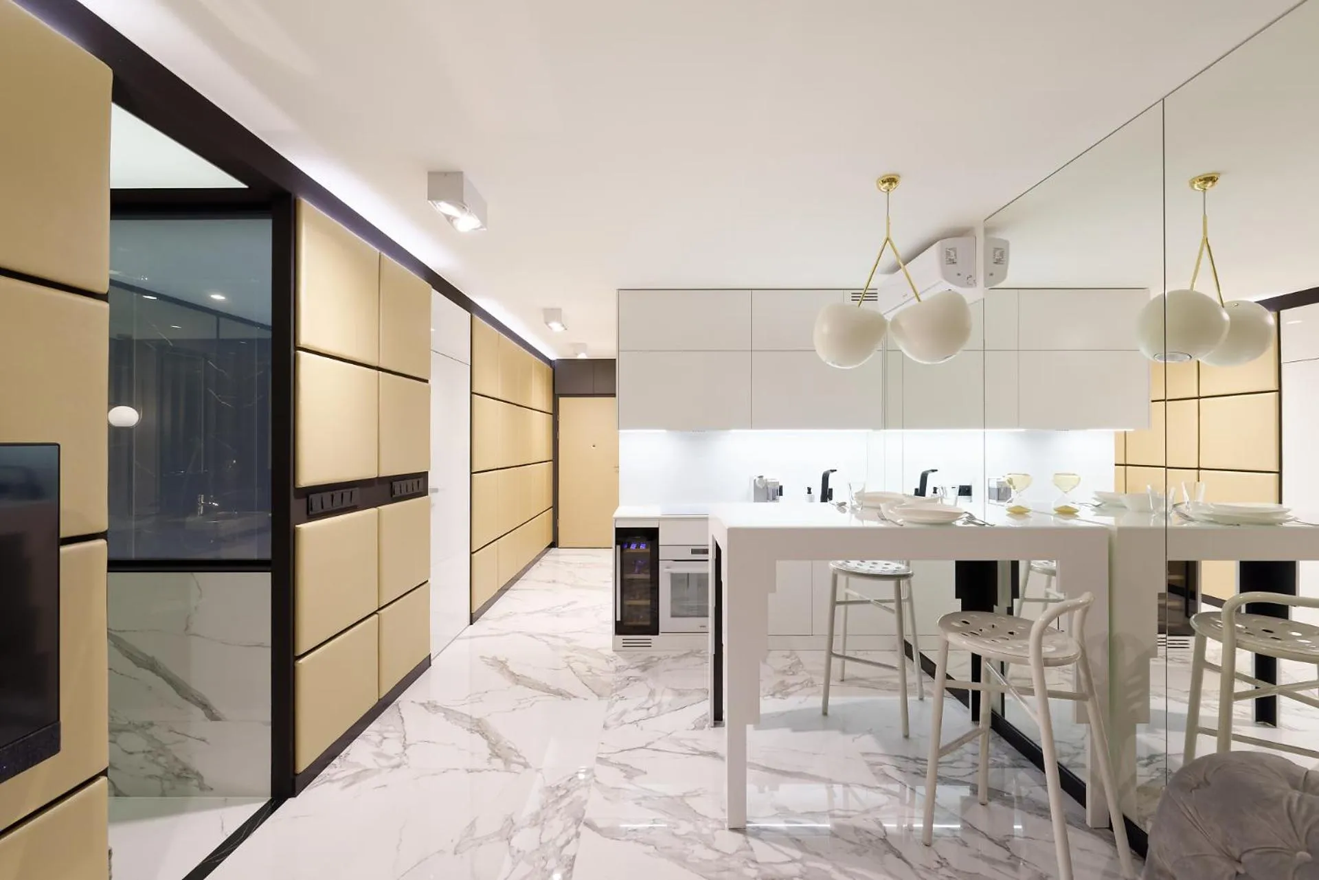 Kitchen or kitchenette in Super-Apartamenty VIP Jacuzzi