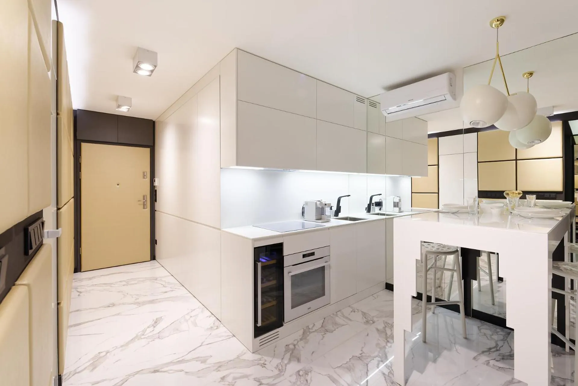 Kitchen or kitchenette in Super-Apartamenty VIP Jacuzzi