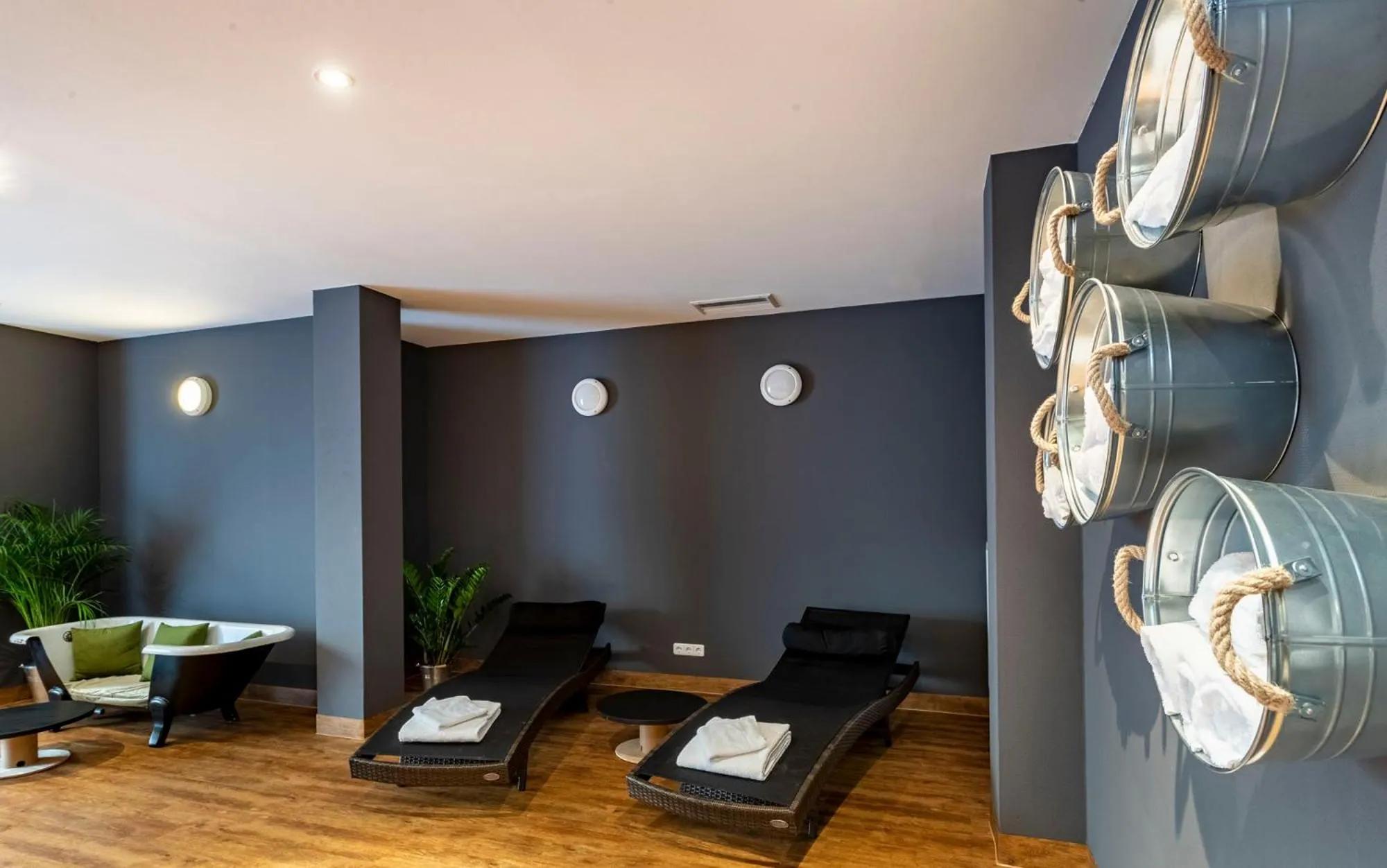 Sauna in mightyTwice Hotel Dresden