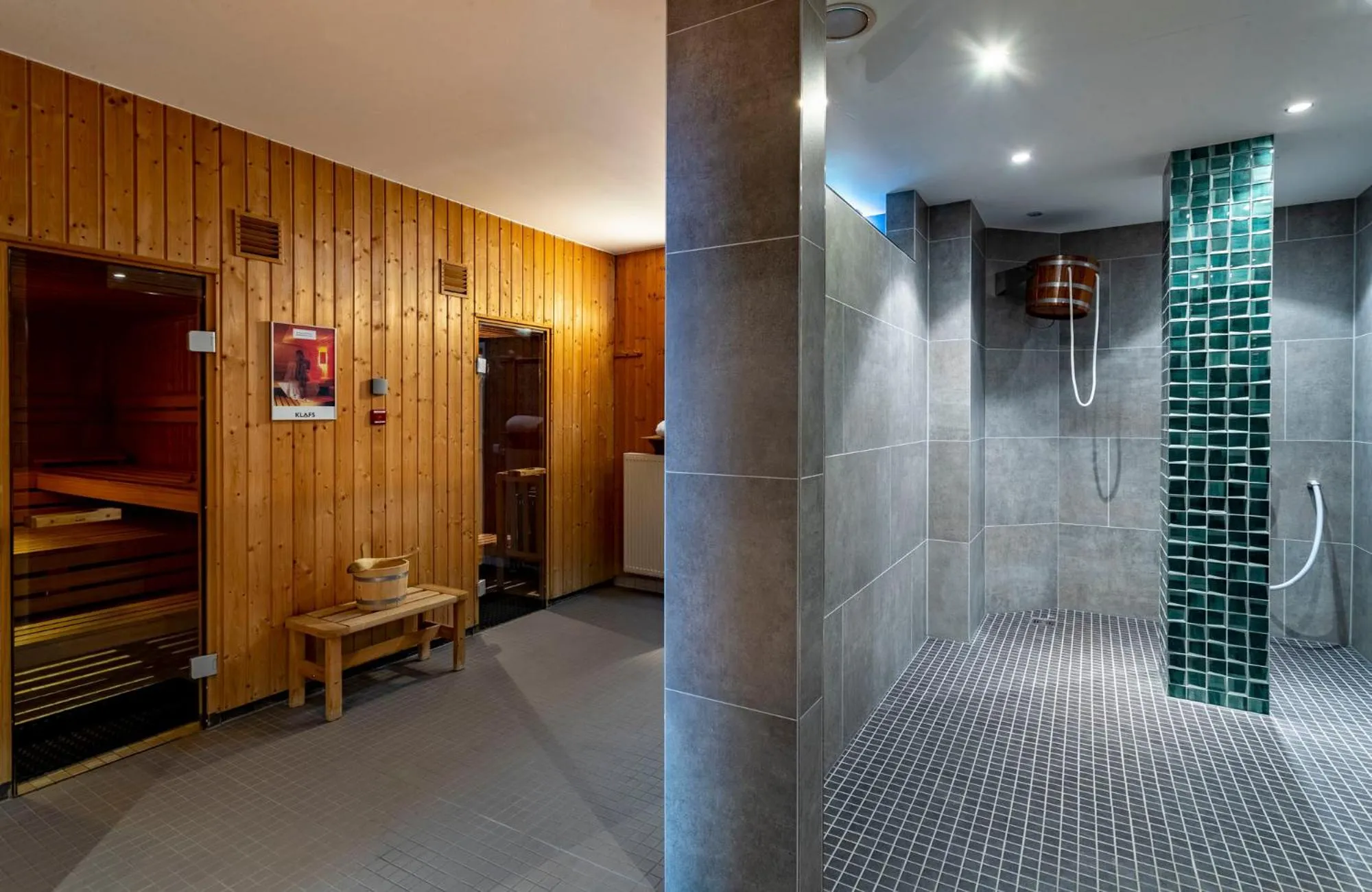 Sauna in mightyTwice Hotel Dresden