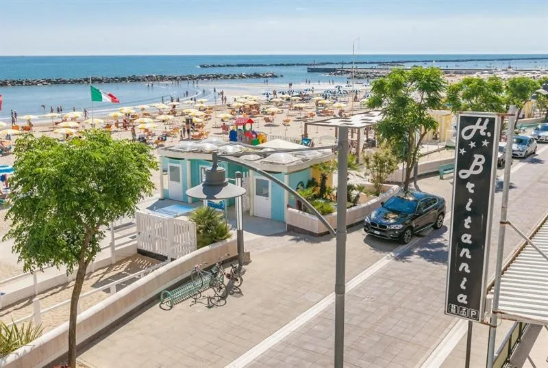 Beach in Hotel Britannia