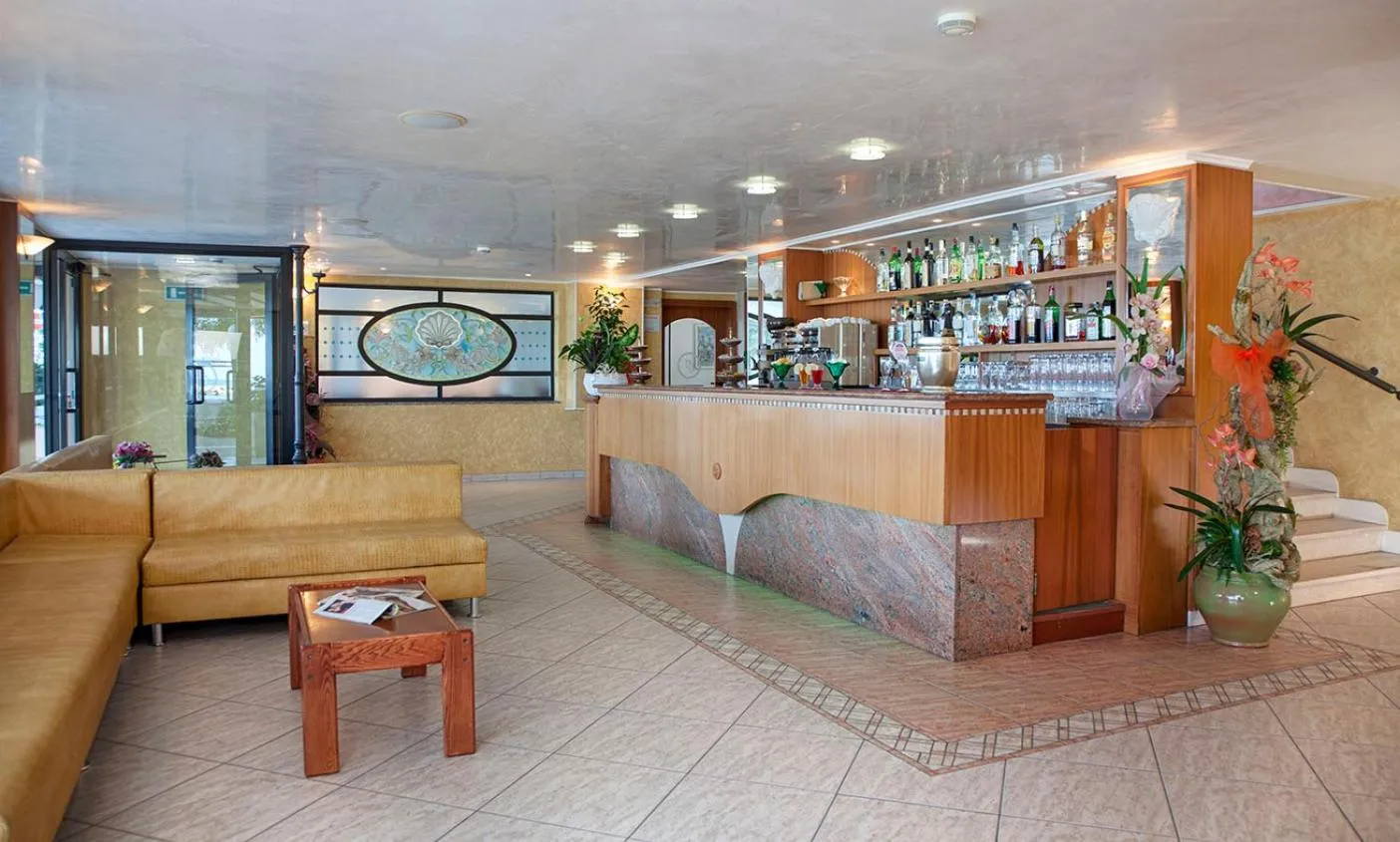 Communal lounge/ TV room in Hotel Britannia