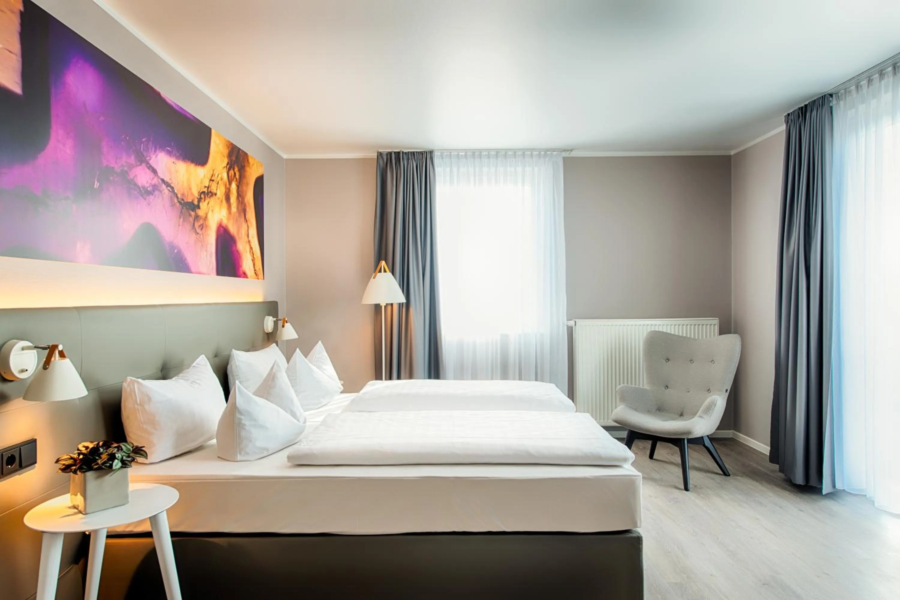 Bed in Four Points by Sheraton Offenbach Plaza